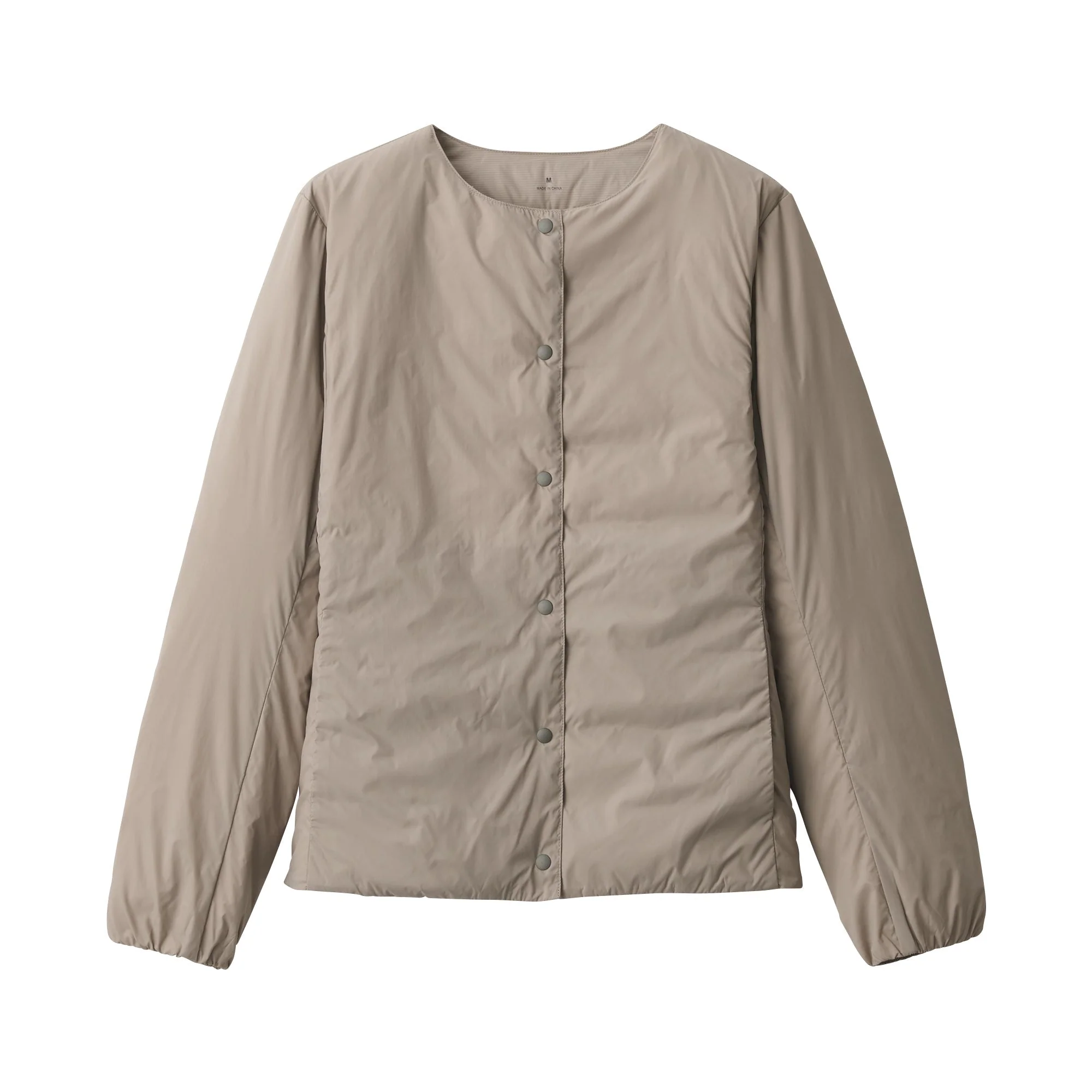 Women's Lightweight Down Collarless Jacket - Image 2