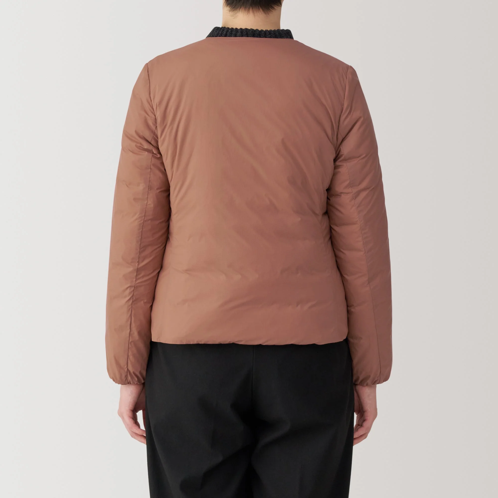 Women's Lightweight Down Collarless Jacket - Image 28