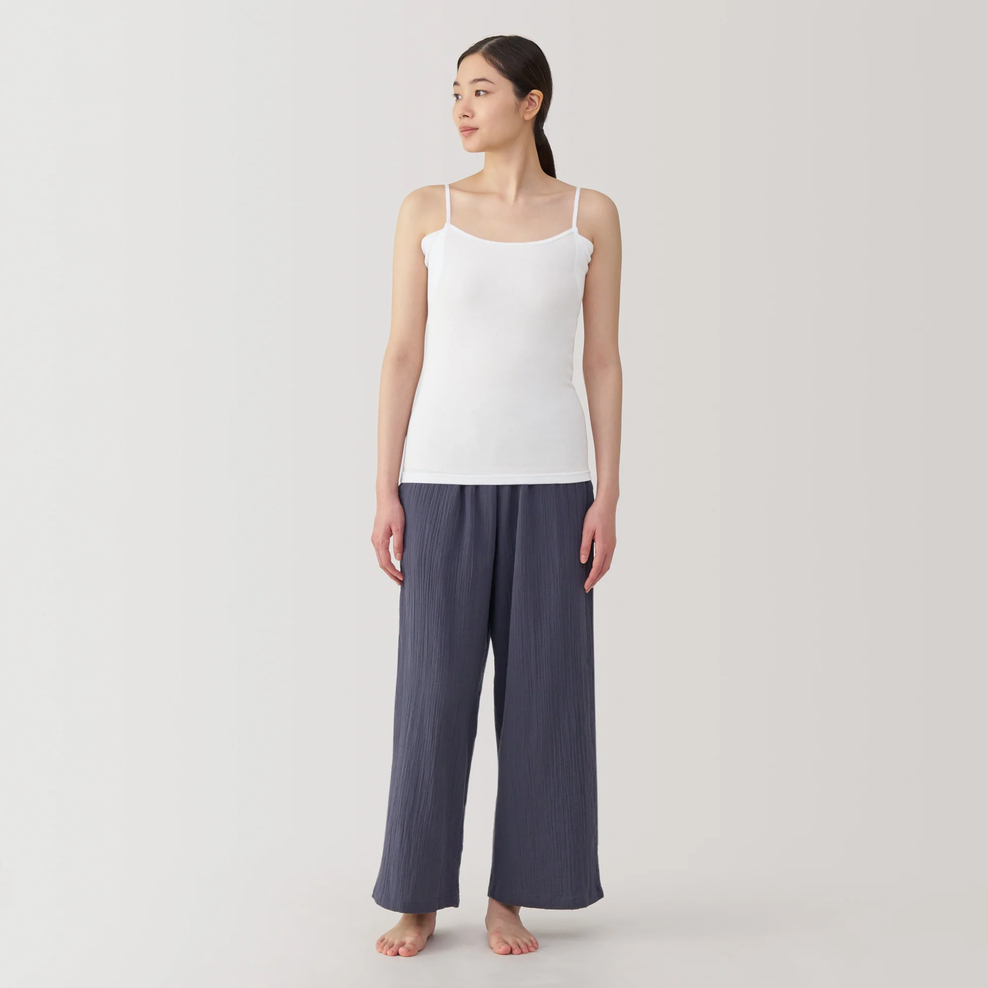 Women's Moisture-Wicking Cotton Camisole with Sweat Pads - Image 12