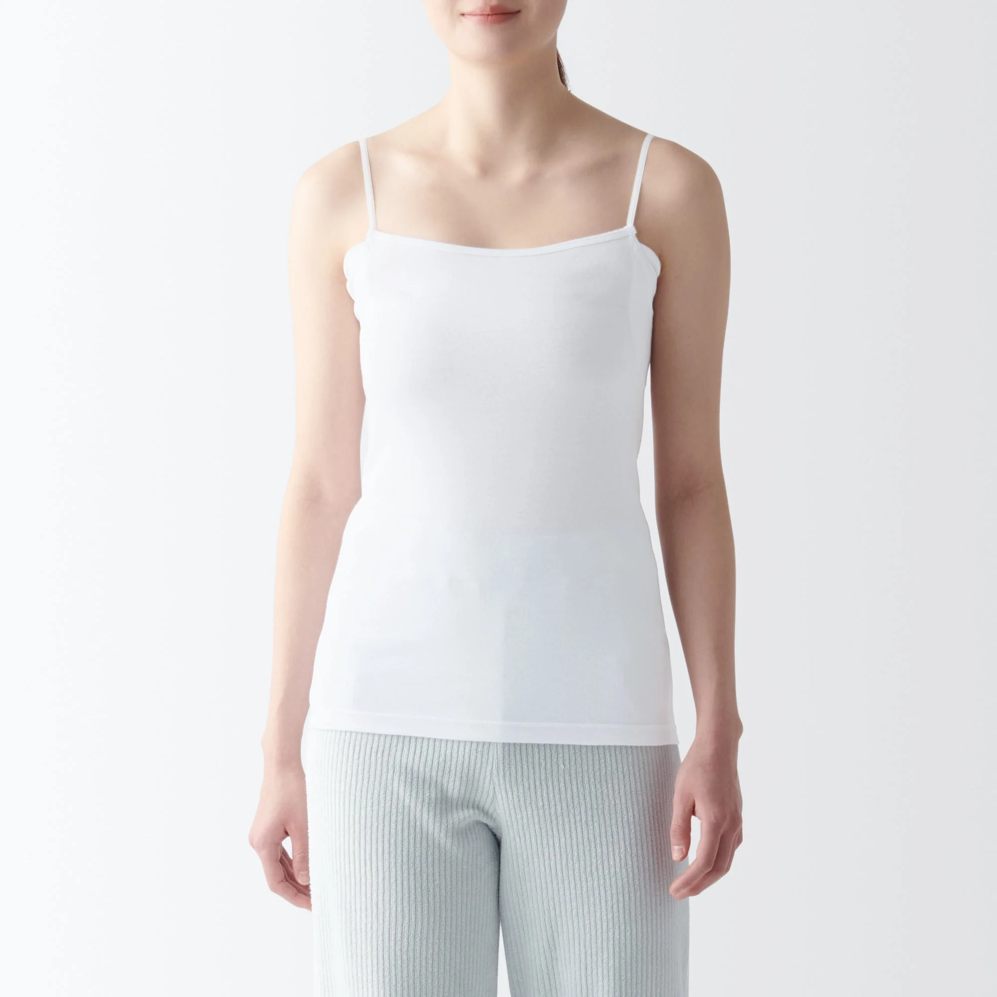 Women's Moisture Wicking Cotton Camisole with Sweat Pads