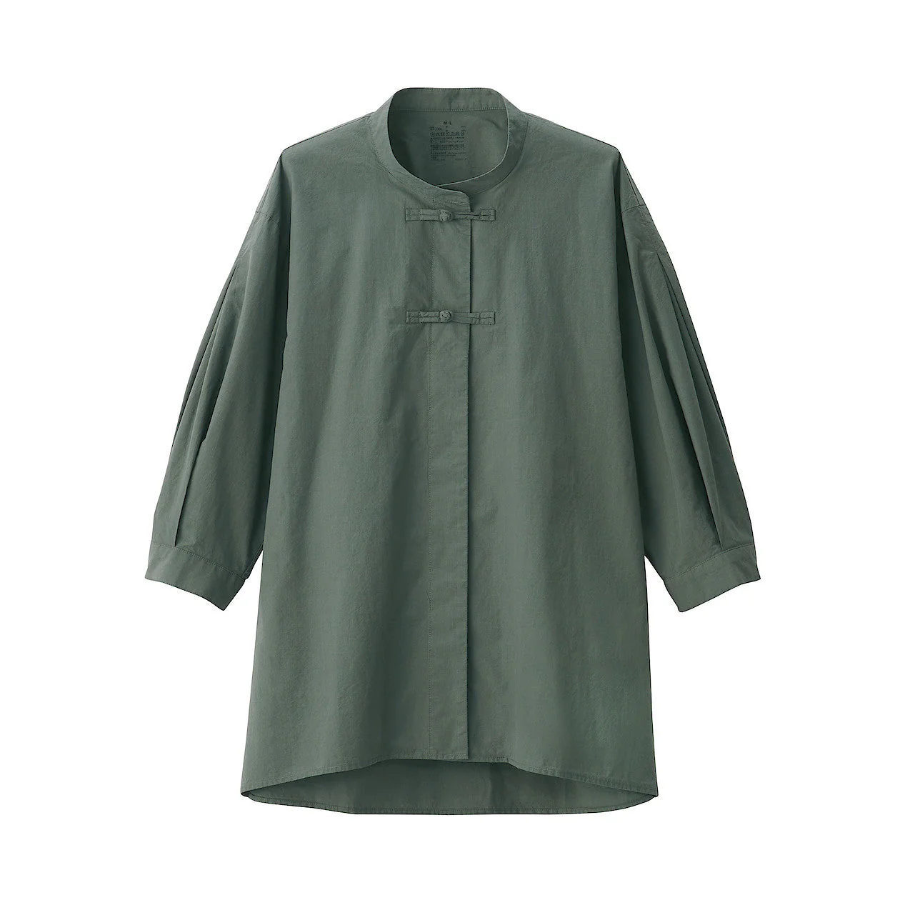 Women's Poplin 3/4 Sleeve Mid Length Shirt - Image 2