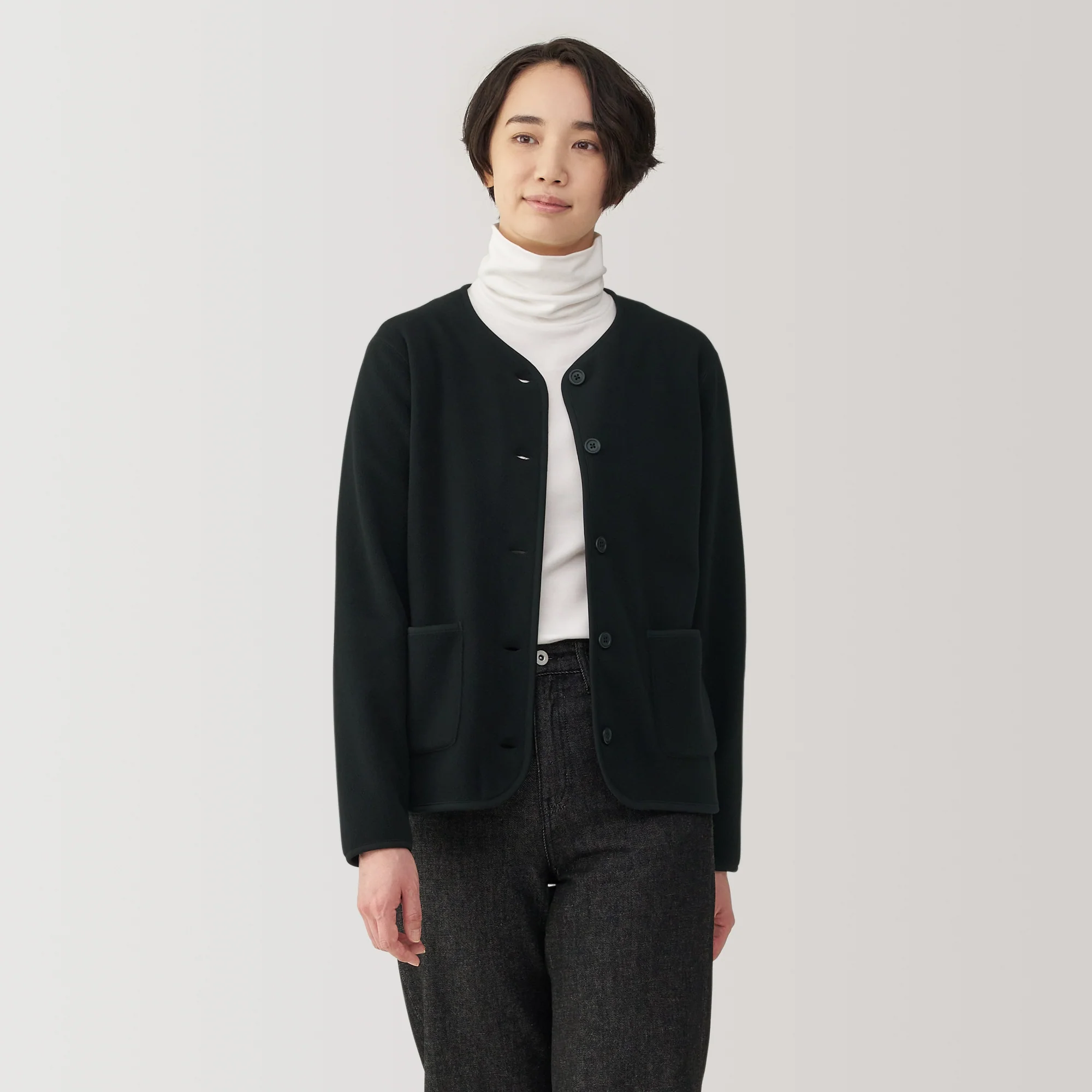 Recyclable Fleece Cardigan - Image 11