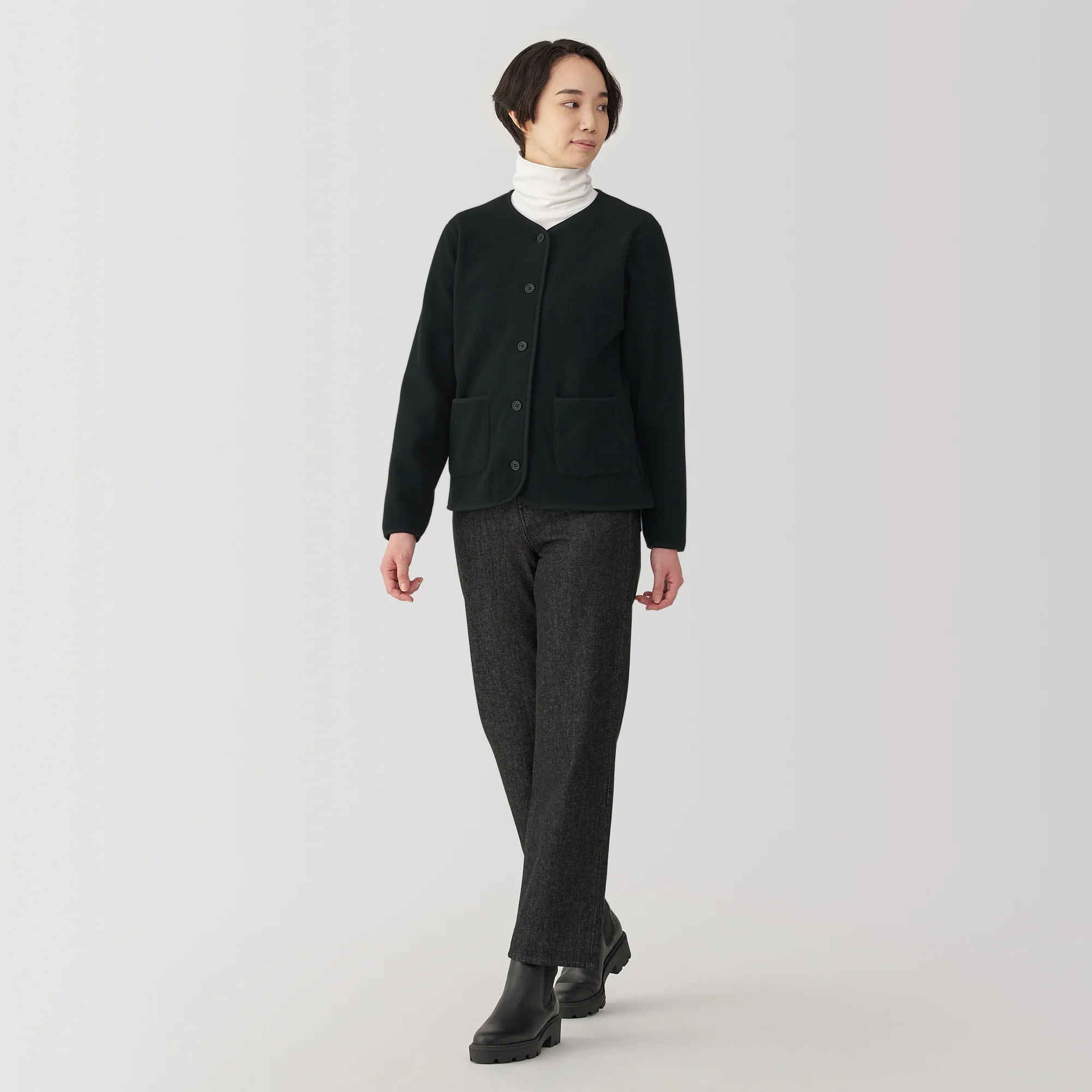 Recyclable Fleece Cardigan - Image 12
