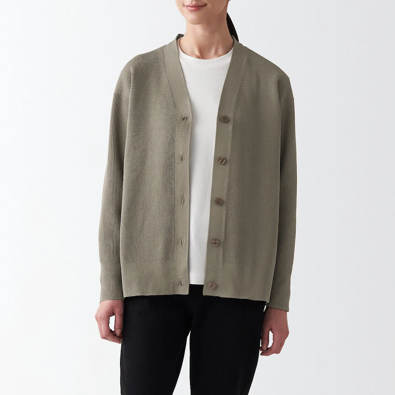Women's Shape Keep V-Neck Cardigan - Image 9