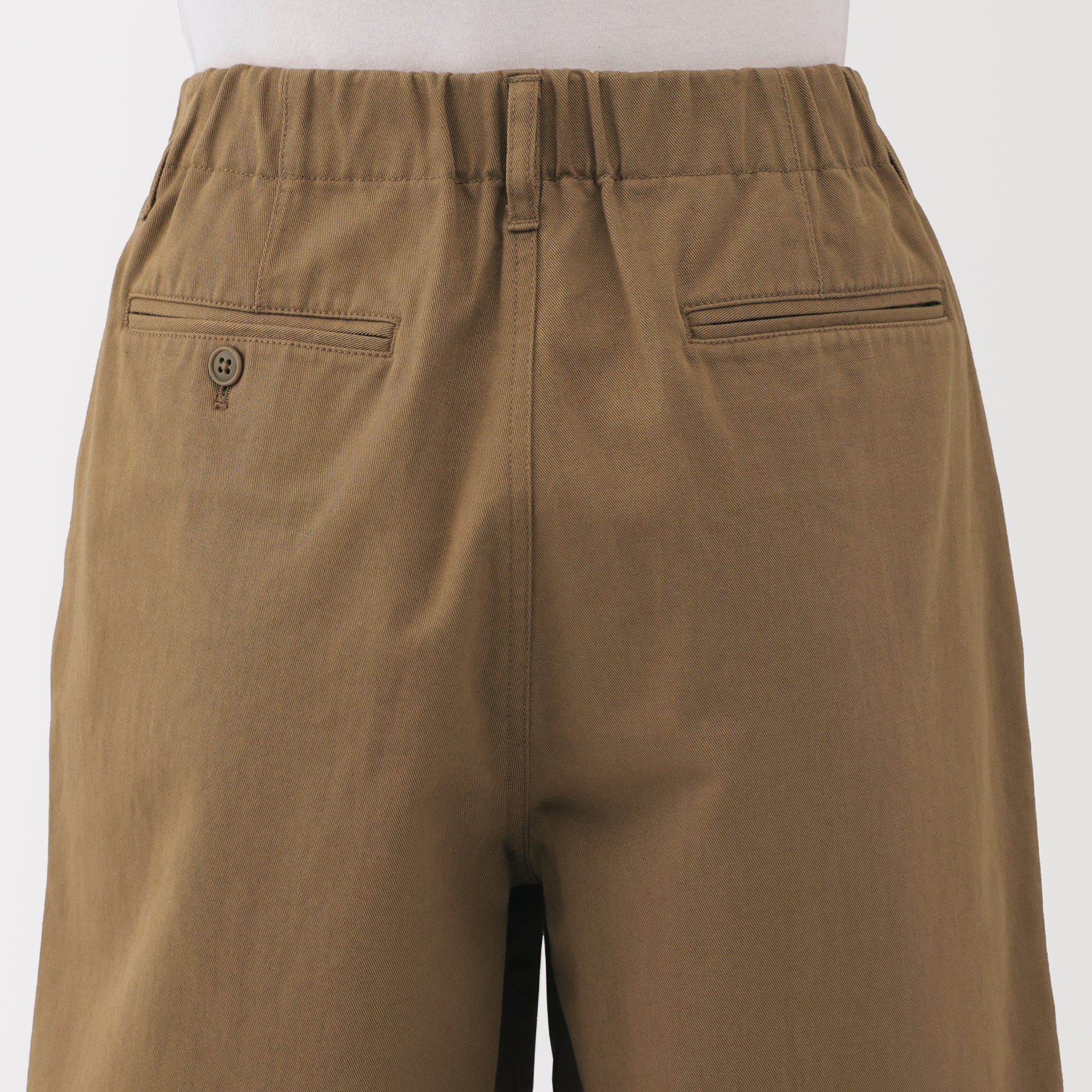 Women's Slub Yarn Chino Darted Shorts - Image 8