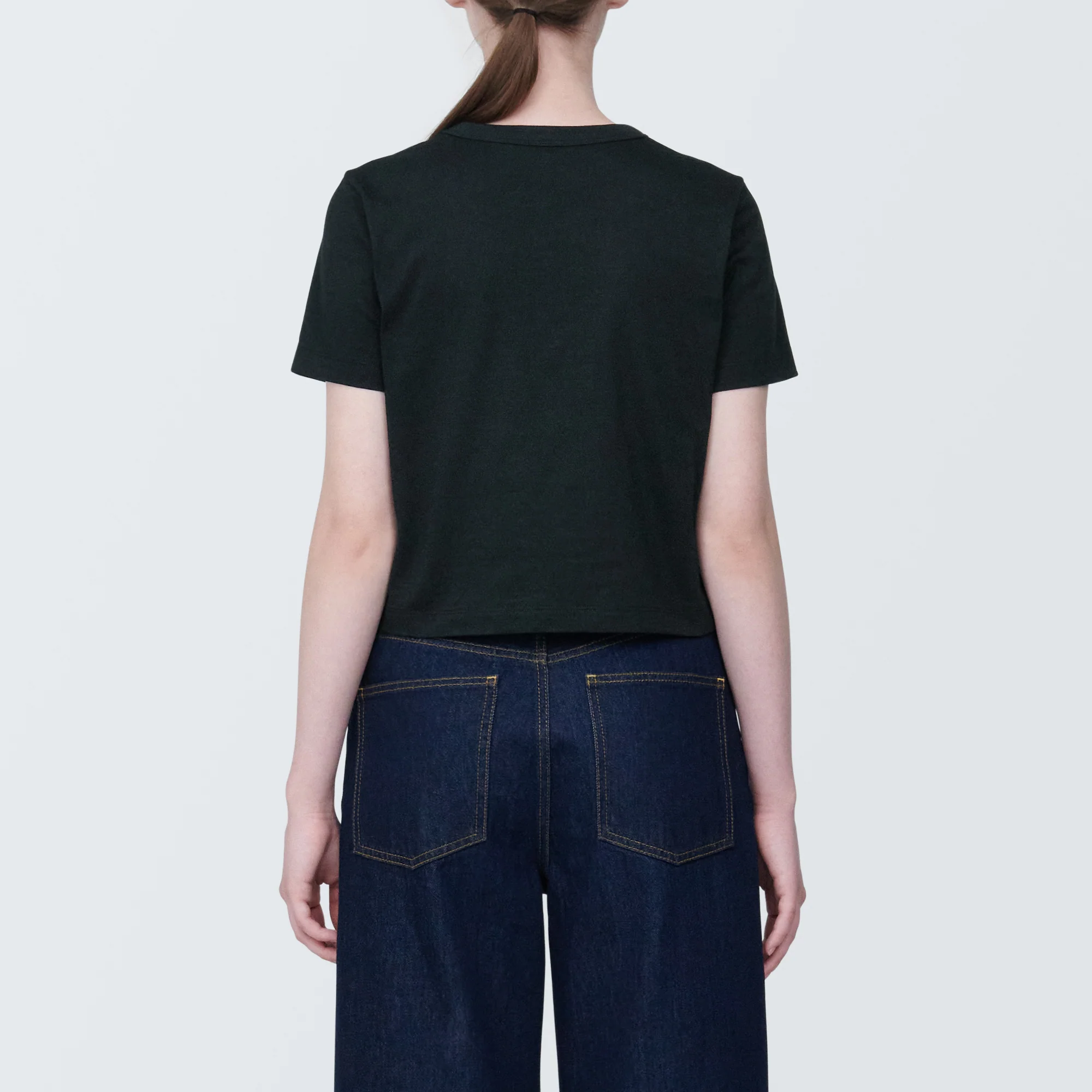 Women's Slub Yarn Crop T-Shirt - Image 6