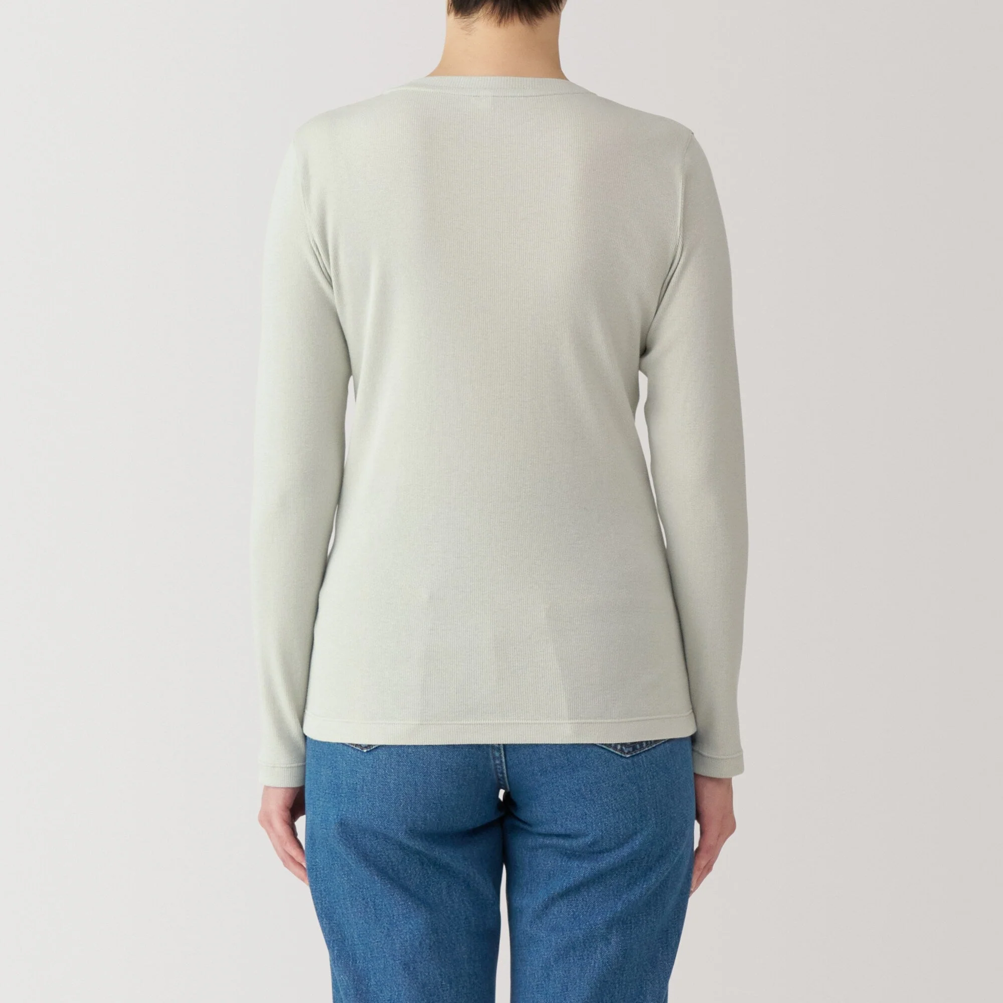 Women's Soy Fiber Blend Ribbed Crewneck T-Shirt - Image 26