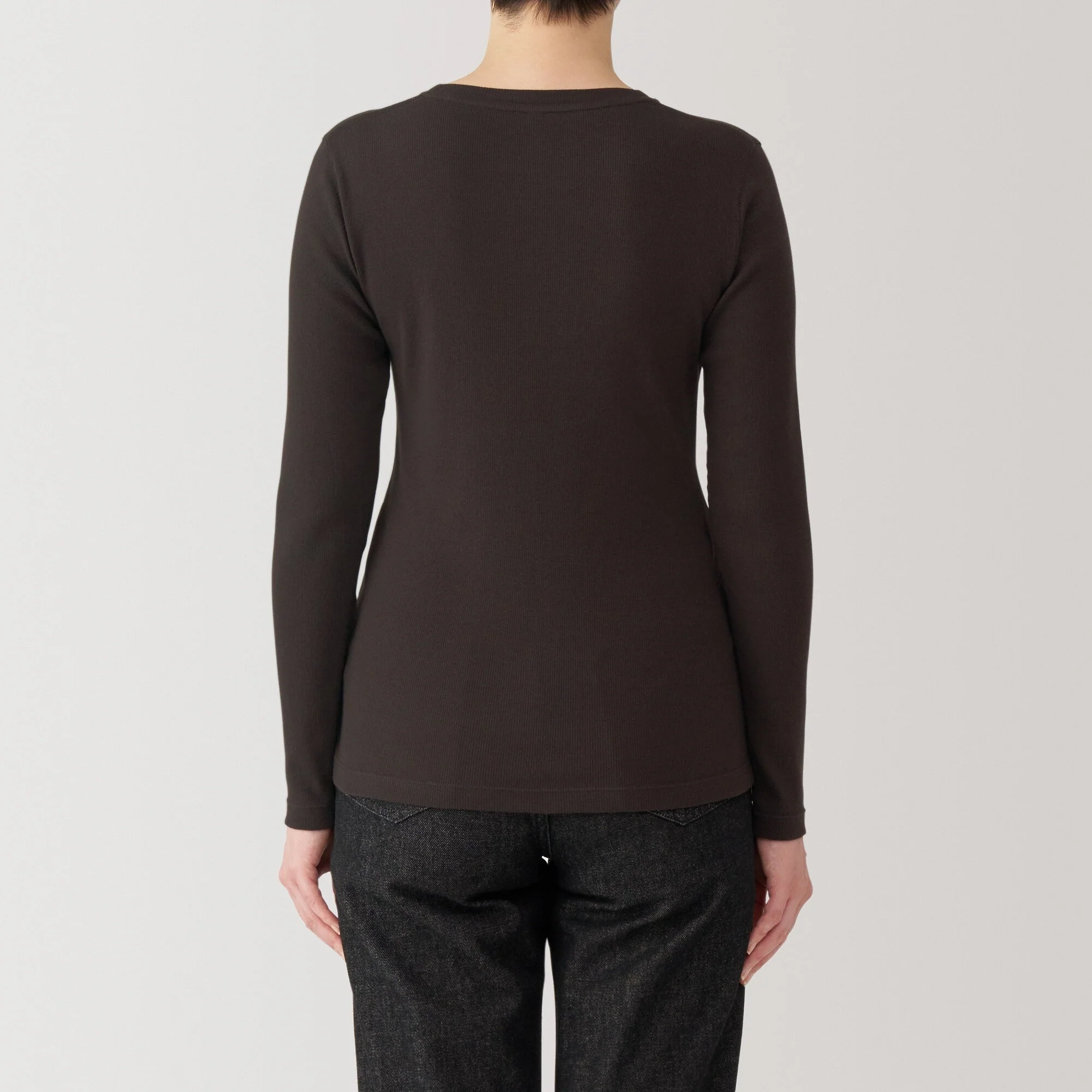 Women's Soy Fiber Blend Ribbed Crewneck T-Shirt - Image 33