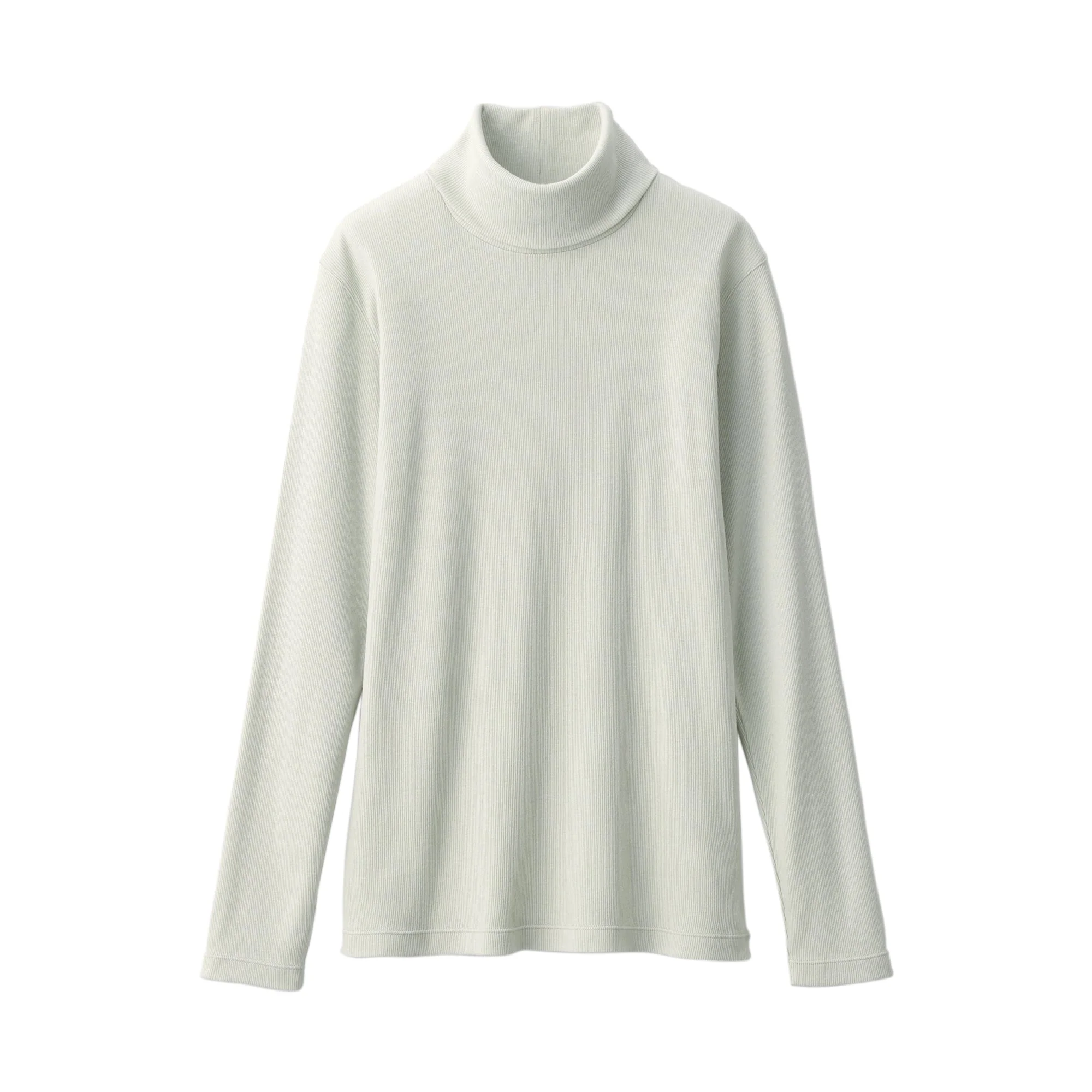 Women's Soy Fibre Blend Ribbed Turtleneck Long Sleeve T-Shirt - Image 26