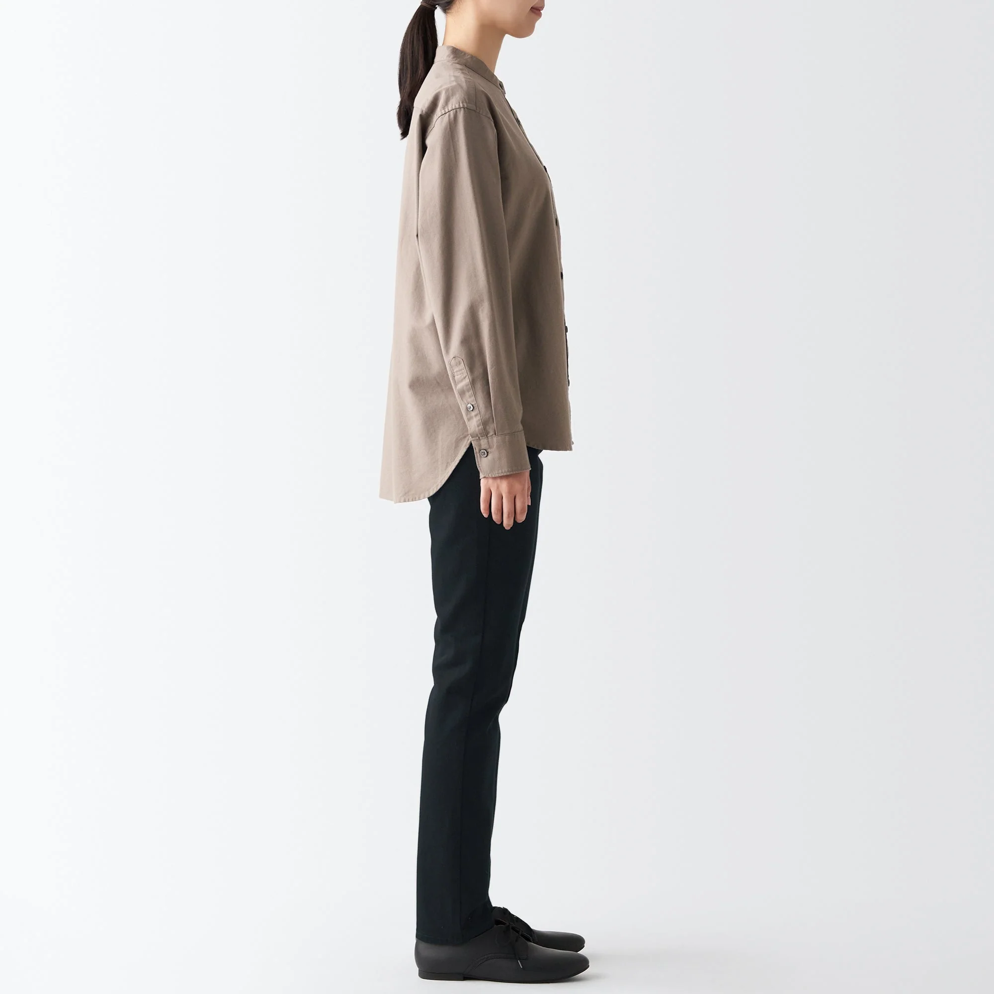 Women's Stretch Denim Slim Pants Black - Image 6