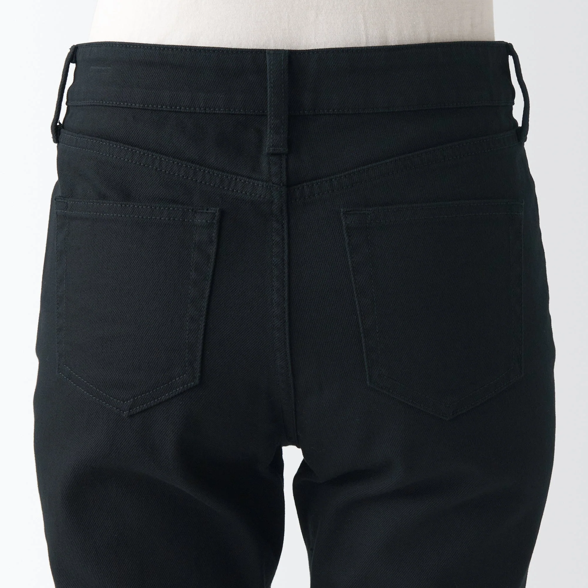 Women's Stretch Denim Slim Pants Black - Image 9