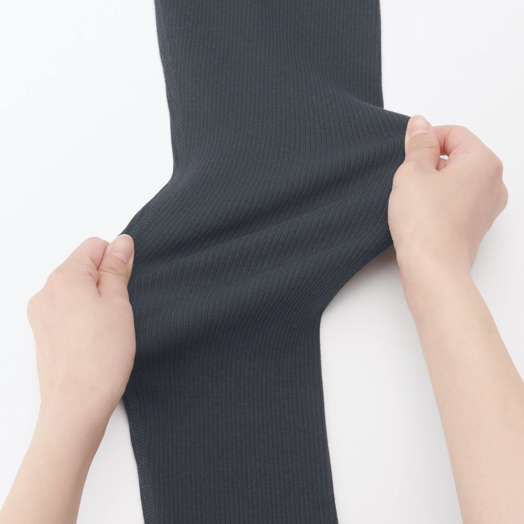 Women's Stretch Rib Leggings (Full Length) - Image 9