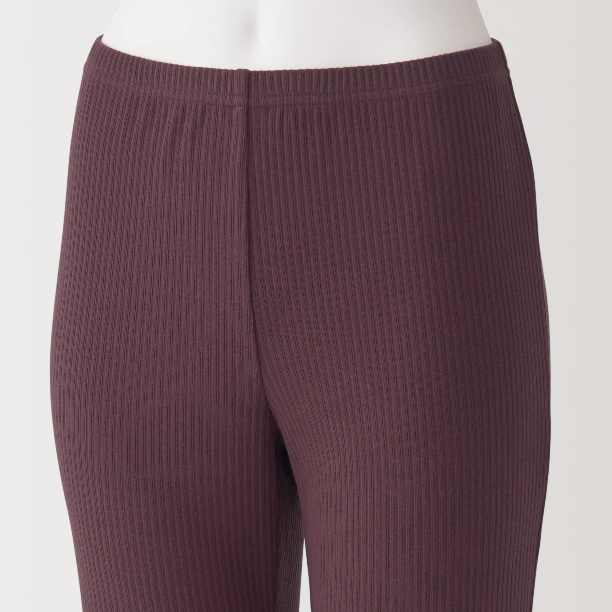 Women's Stretch Rib Straight Leggings - Image 6