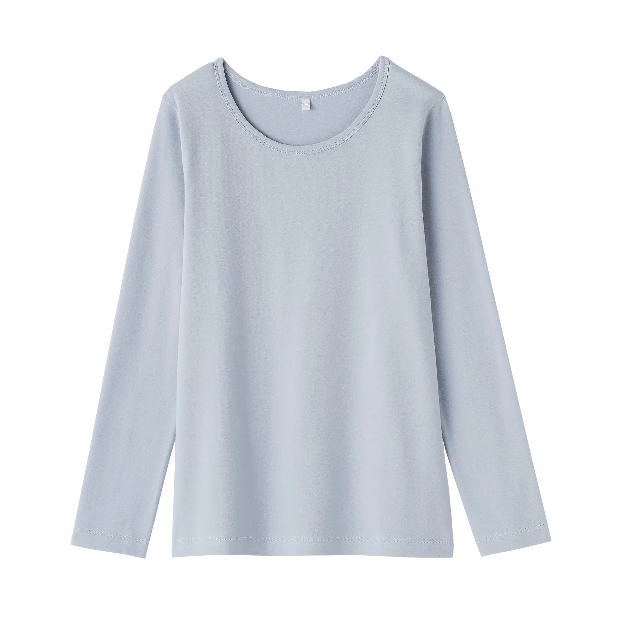 Women's Stretch Ribbed Crew Neck Long Sleeve T-Shirt - Image 20