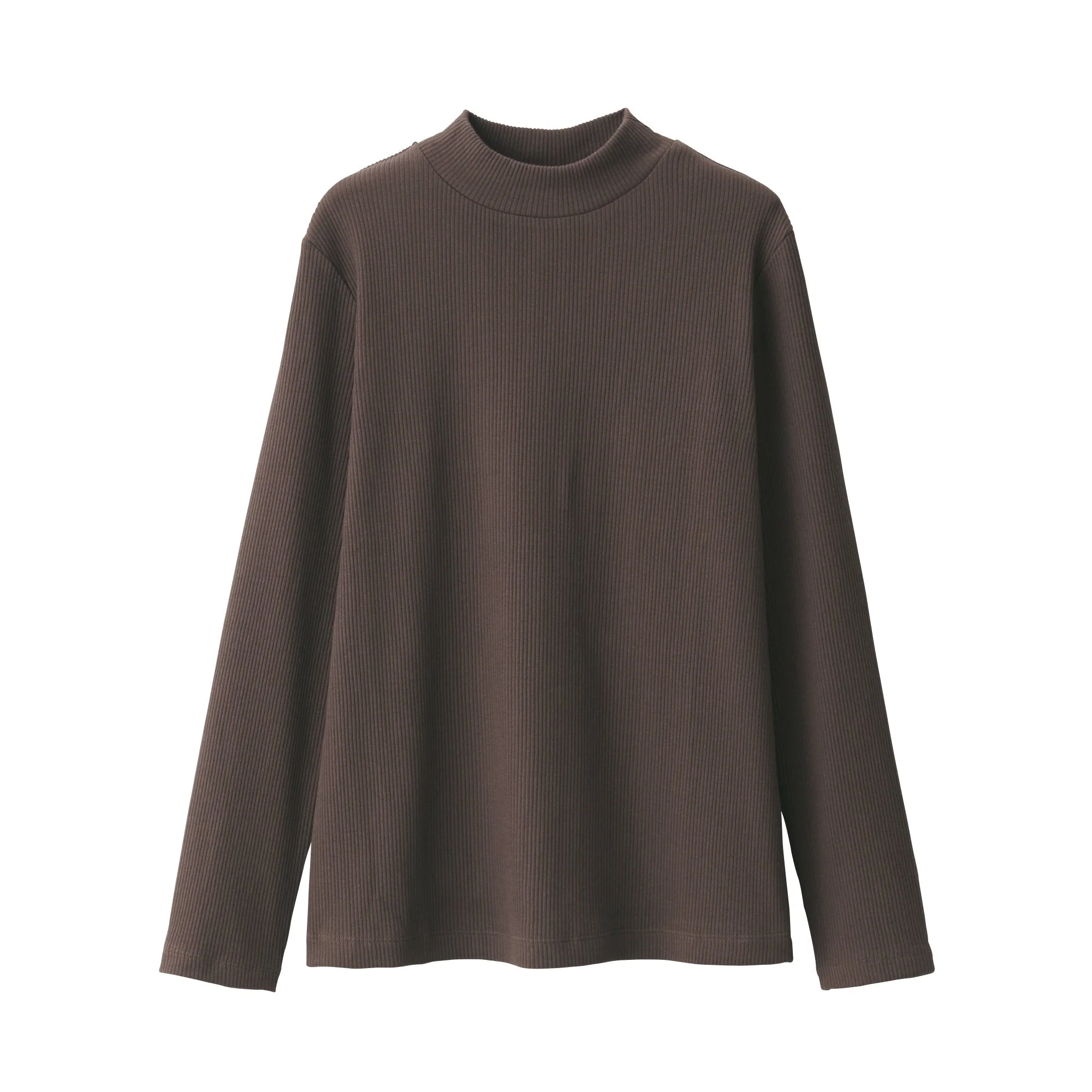 Women's Stretch Ribbed High Neck T-Shirt - Image 37