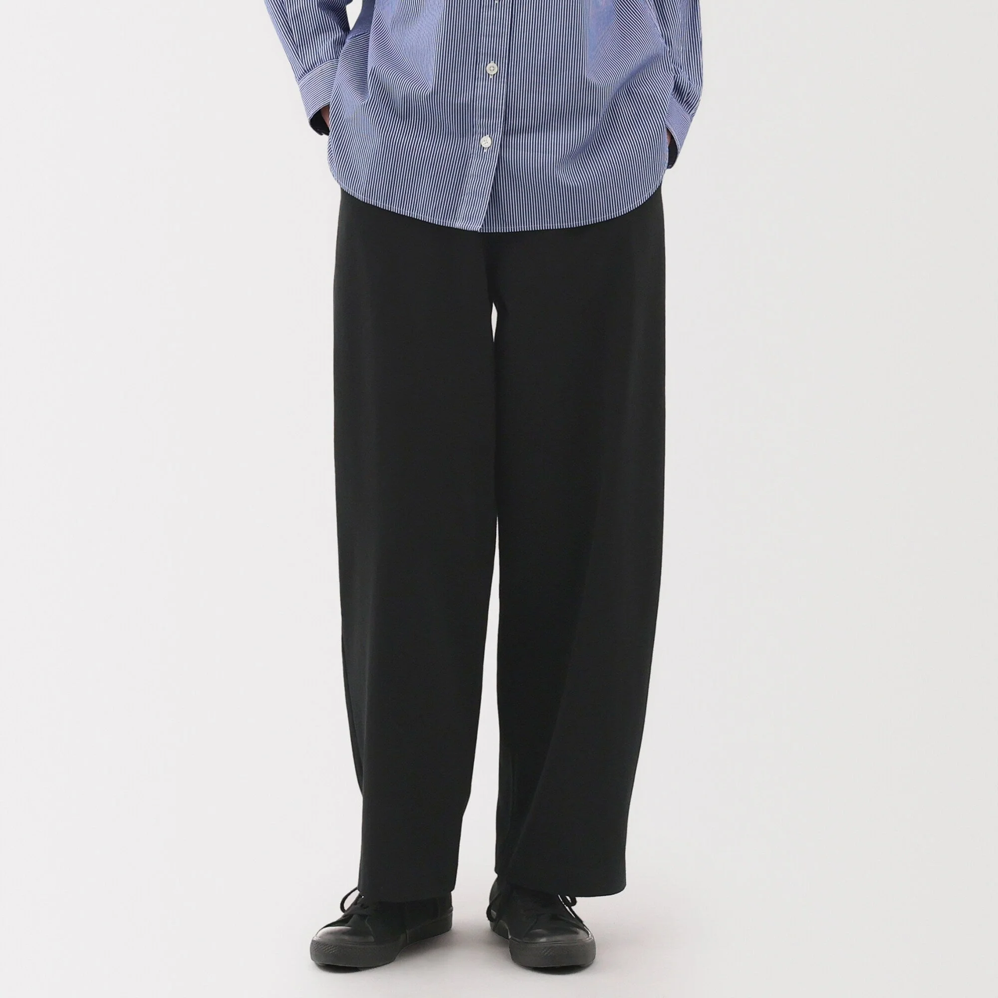 Women's Stretchy Jersey Easy Tapered Pants - Image 13