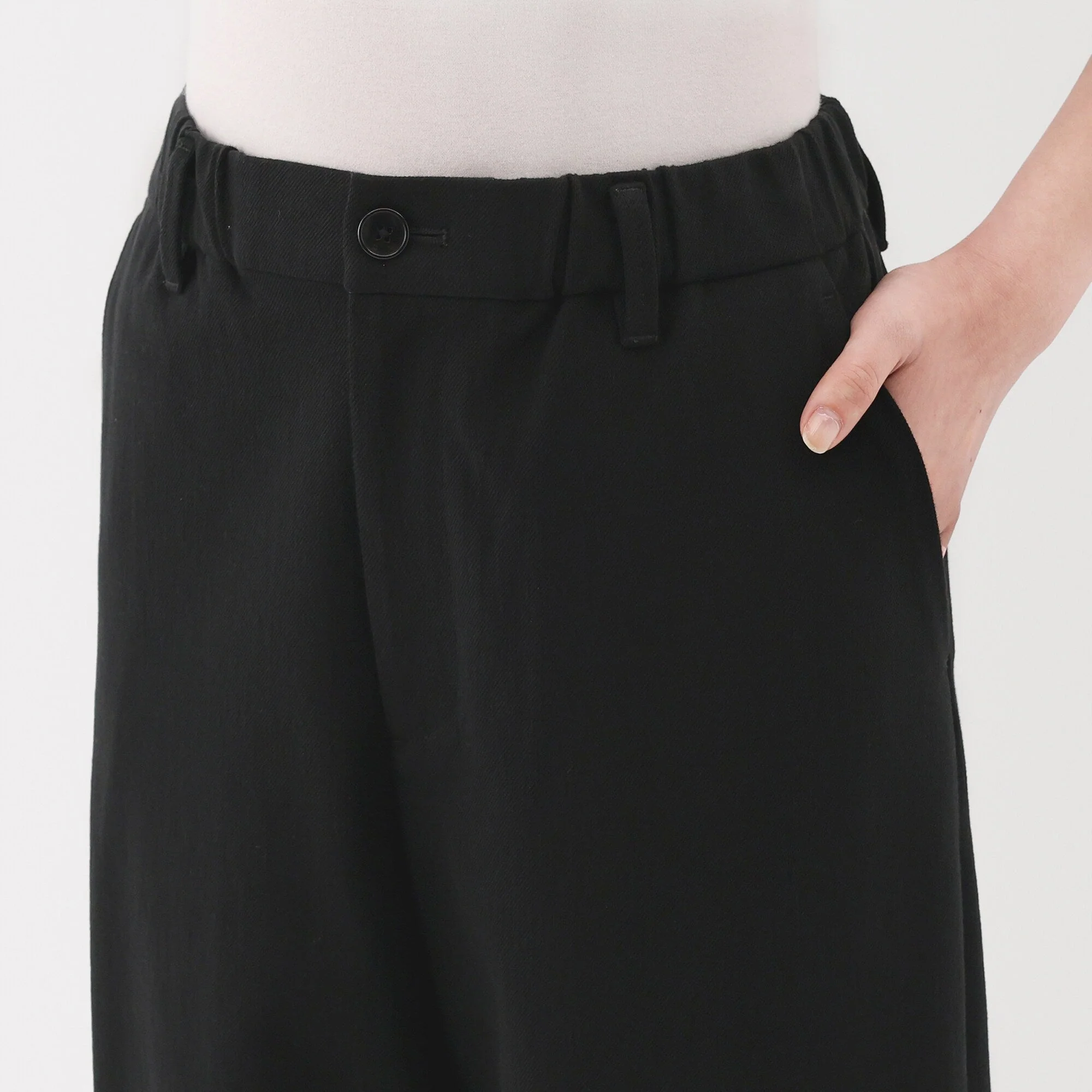 Women's Stretchy Jersey Easy Tapered Pants - Image 17