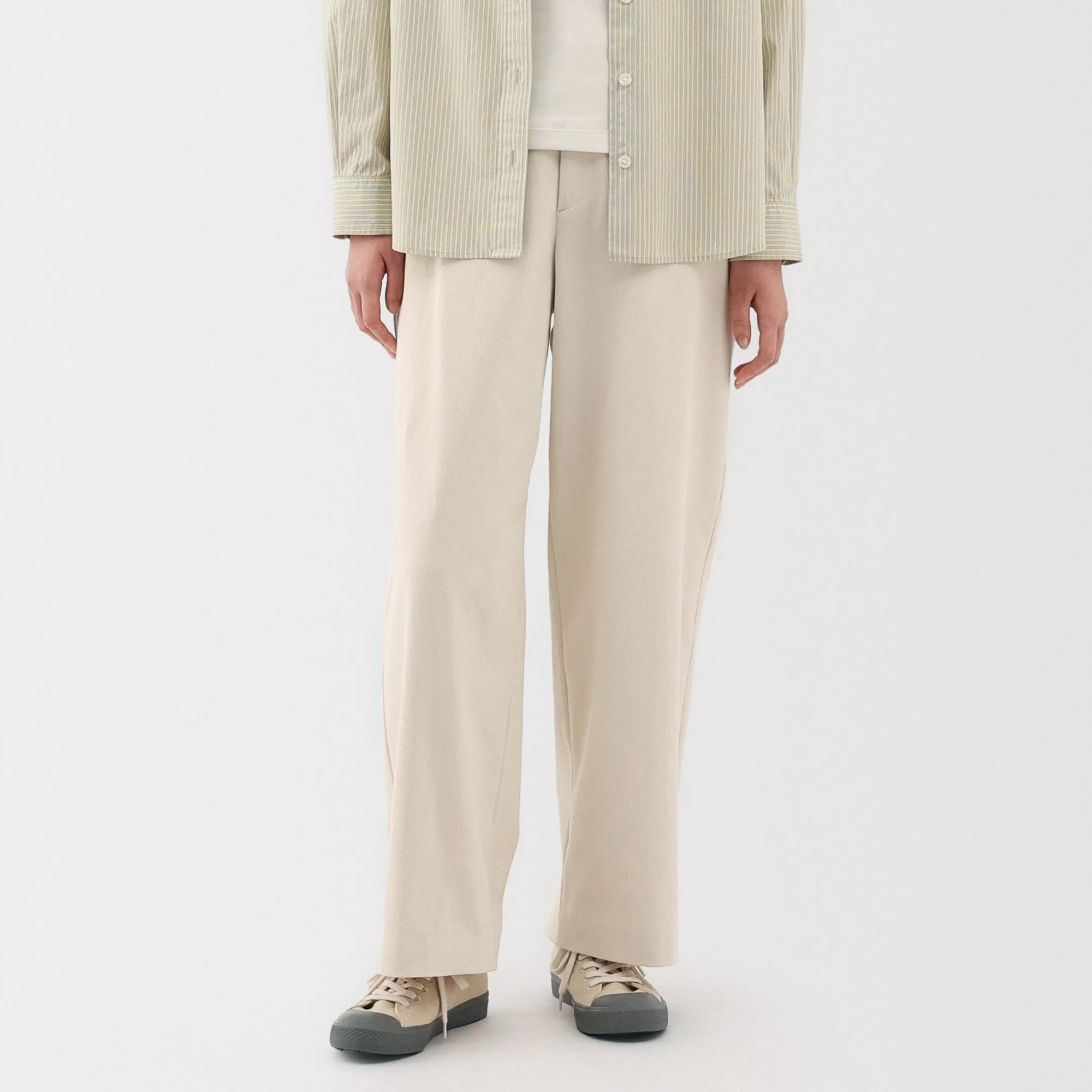 Women's Stretchy Jersey Easy Tapered Pants - Image 23