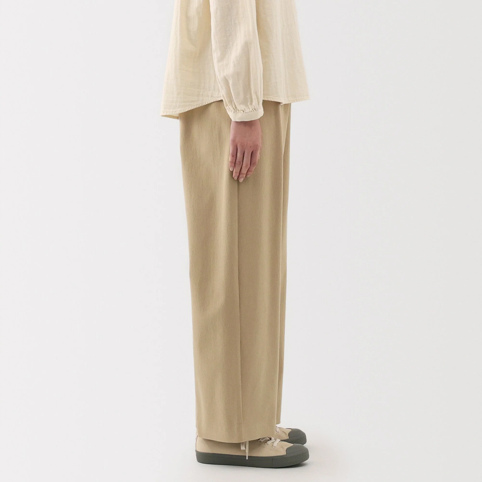 Women's Stretchy Jersey Easy Tapered Pants - Image 35