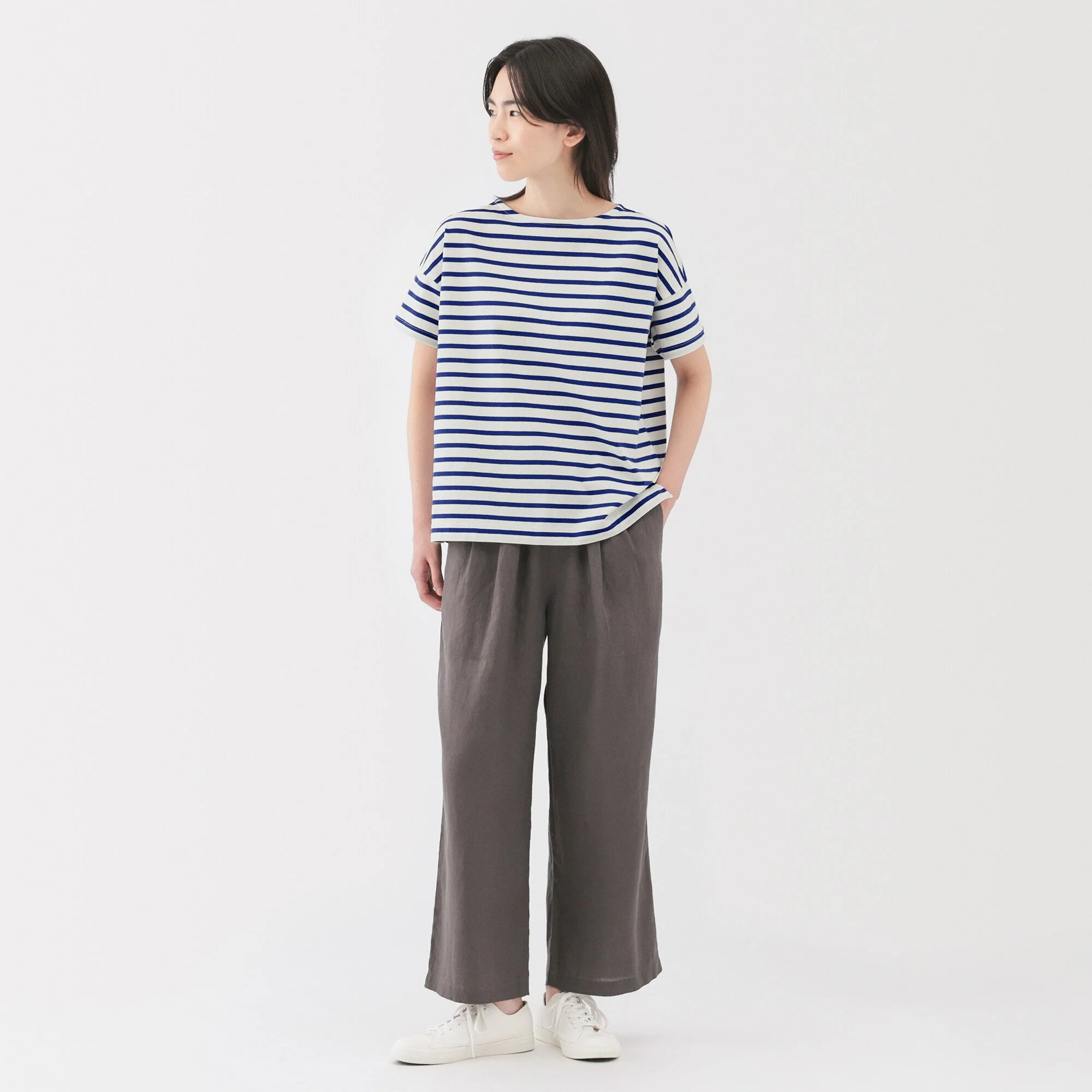 Women's Boat Neck Short Sleeve T-Shirt - Image 28
