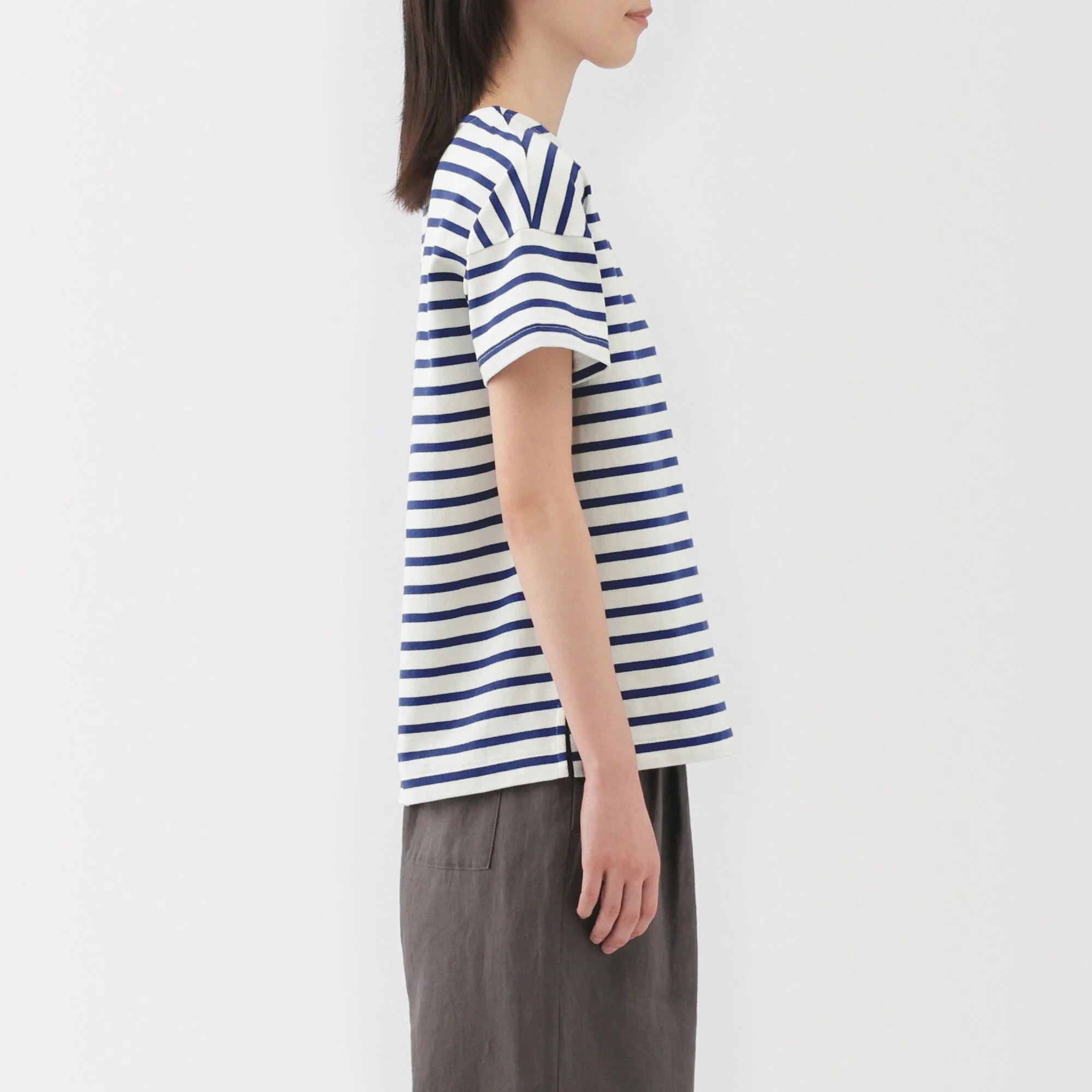 Women's Boat Neck Short Sleeve T-Shirt - Image 29