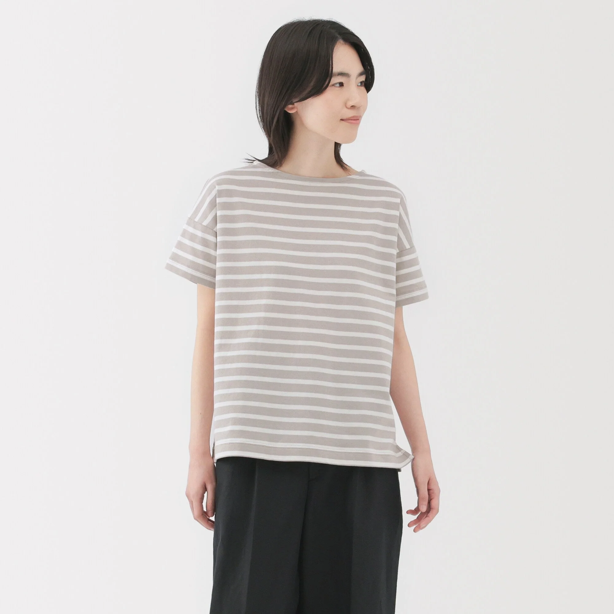 Women's Boat Neck Short Sleeve T-Shirt - Image 3