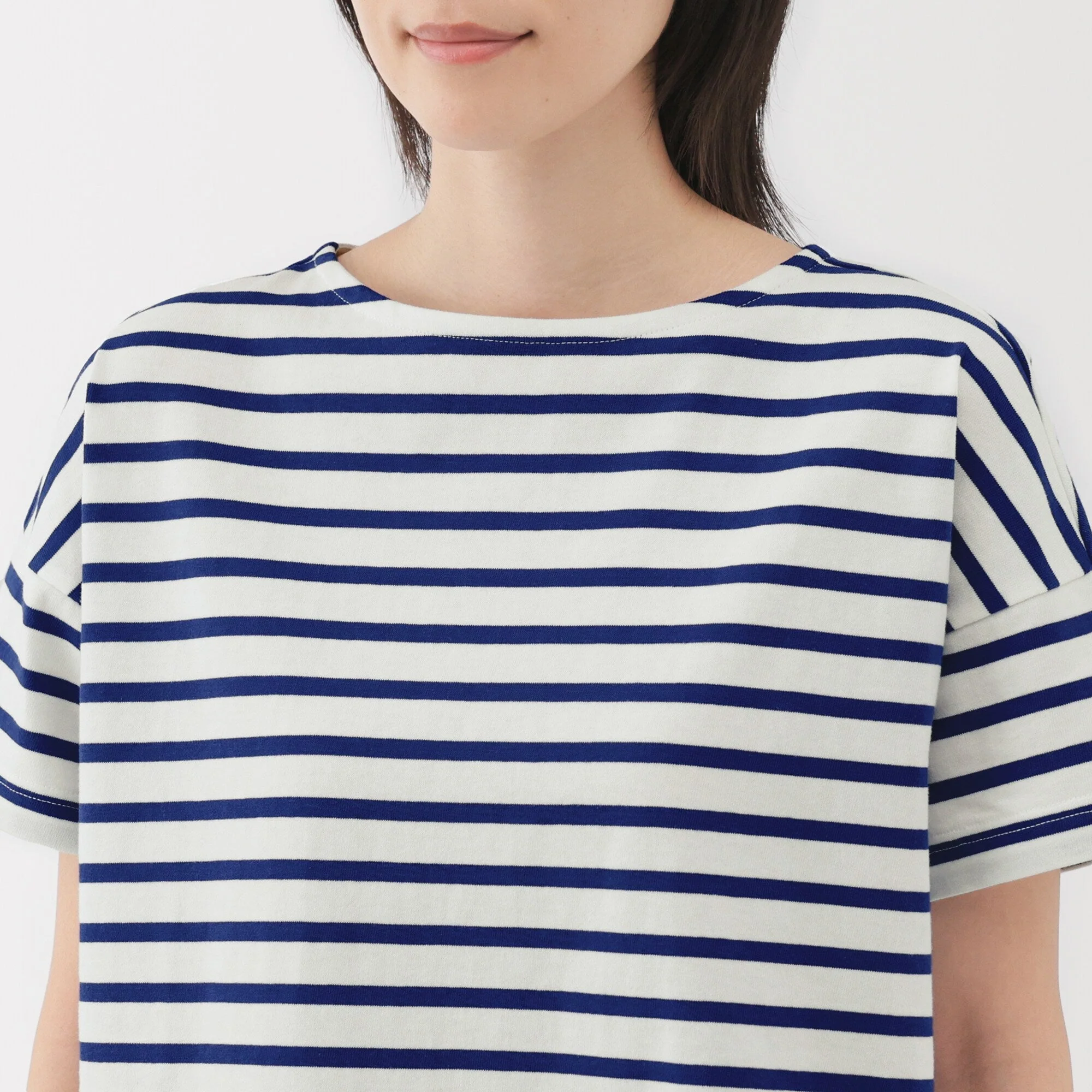 Women's Boat Neck Short Sleeve T-Shirt - Image 31