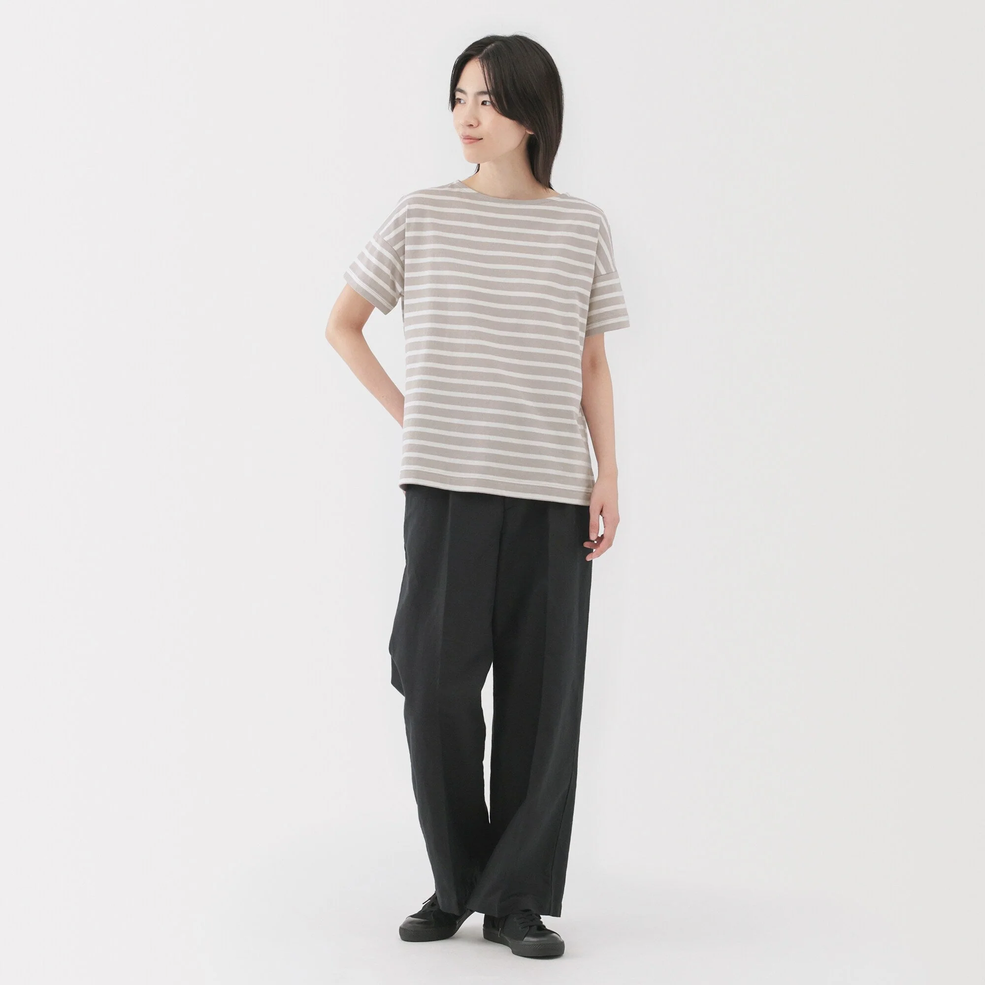 Women's Boat Neck Short Sleeve T-Shirt - Image 4
