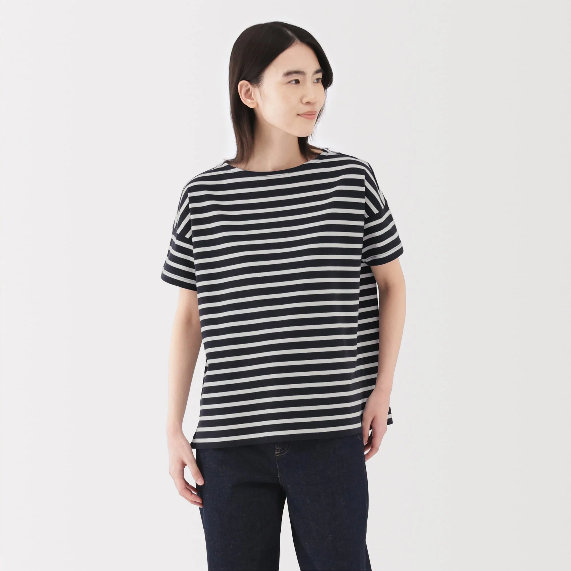 Women's Boat Neck Short Sleeve T-Shirt - Image 44