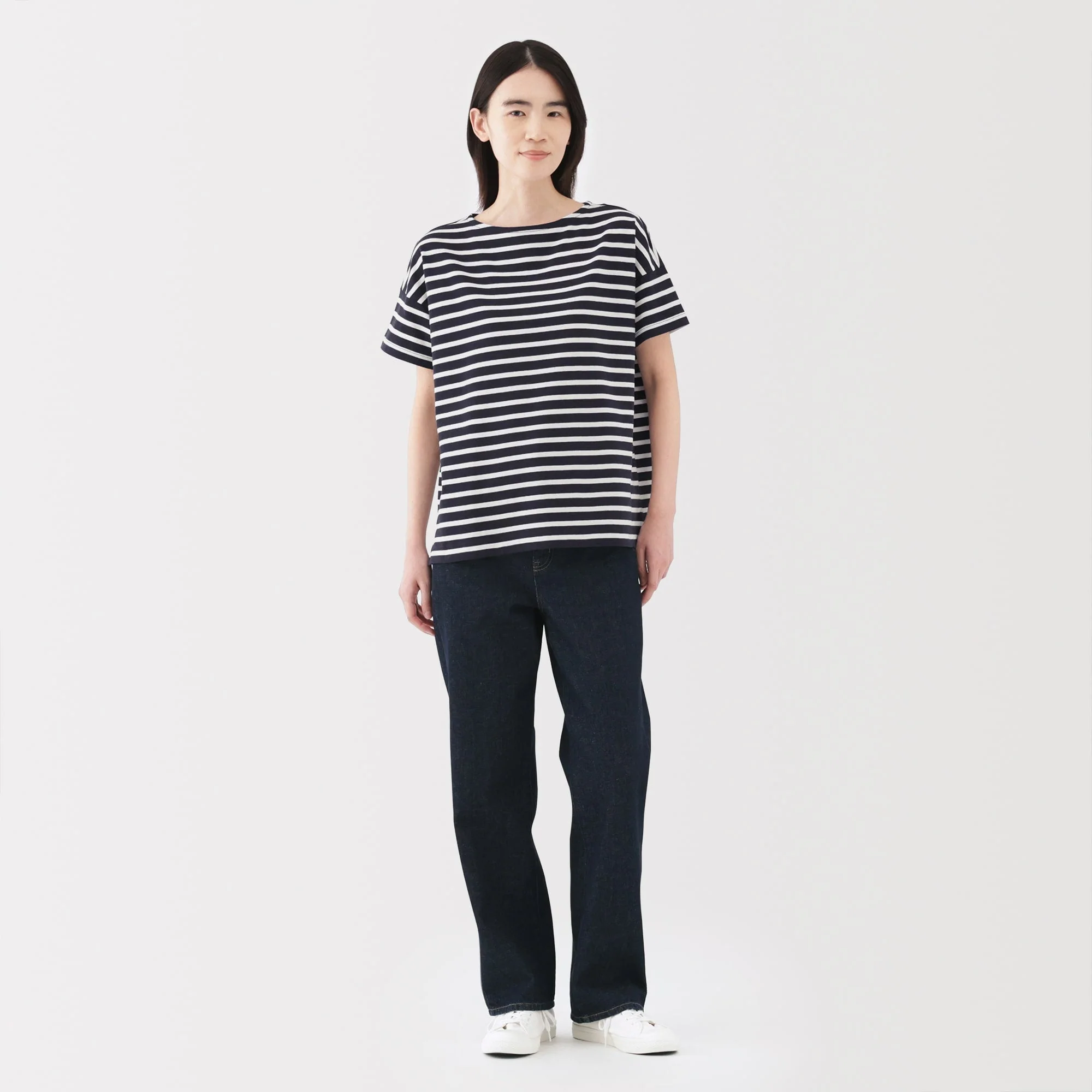 Women's Boat Neck Short Sleeve T-Shirt - Image 45
