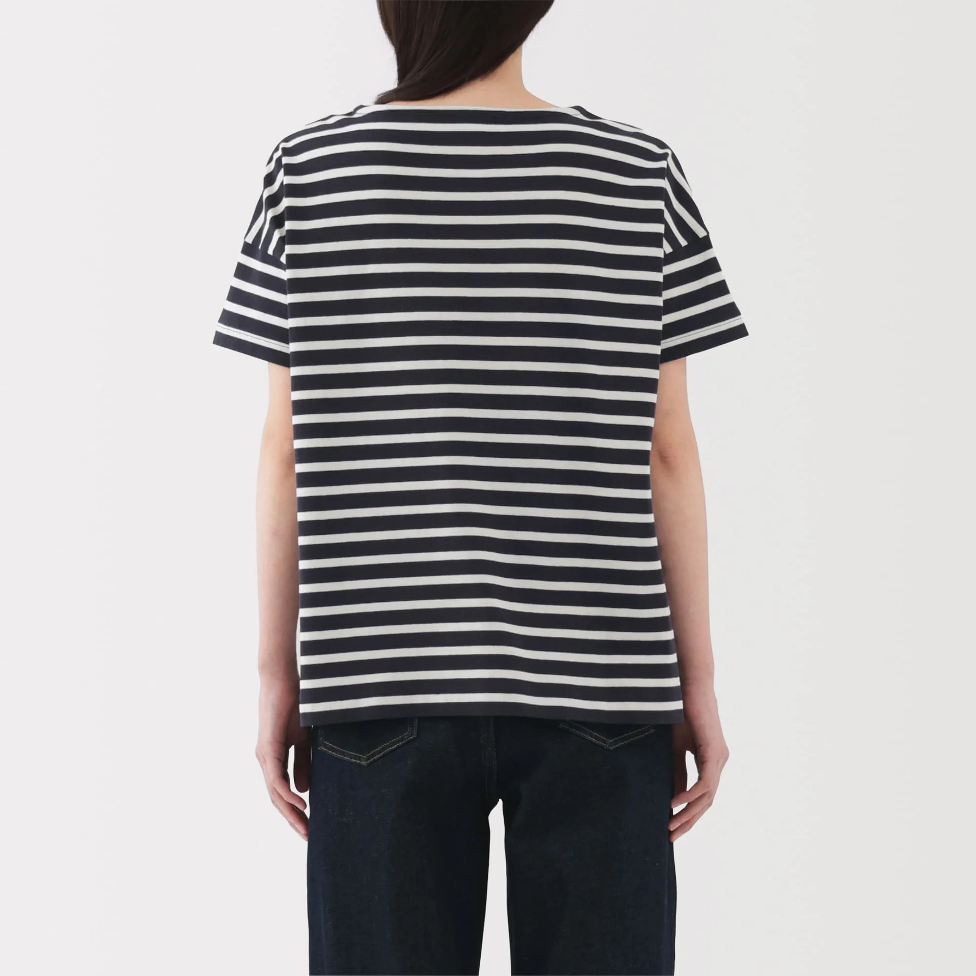 Women's Boat Neck Short Sleeve T-Shirt - Image 47