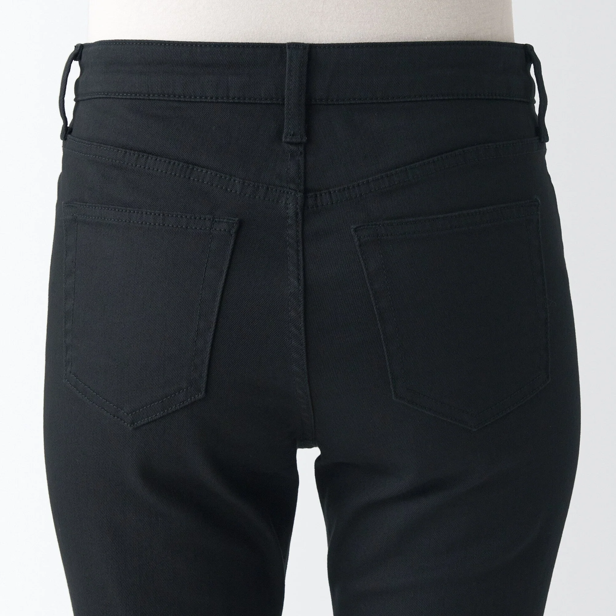 Women's Super Stretch Denim Skinny Pants Black (L 30inch / 75cm) - Image 9