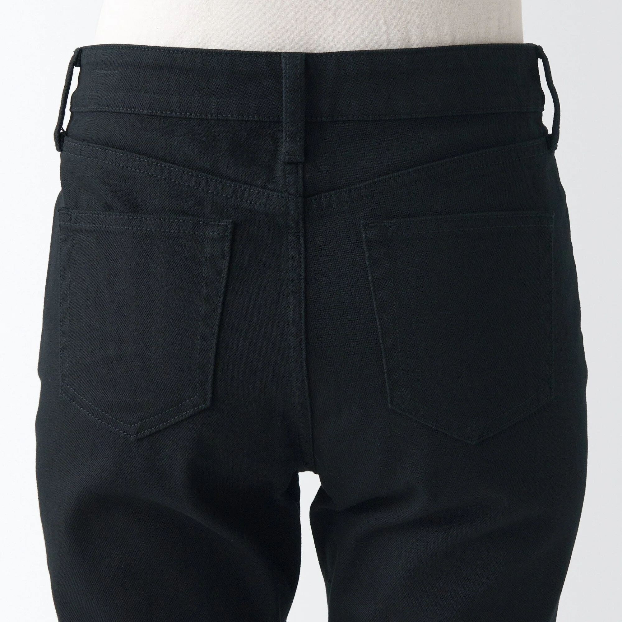 Women's Stretch Denim Slim Pants Black - Image 9