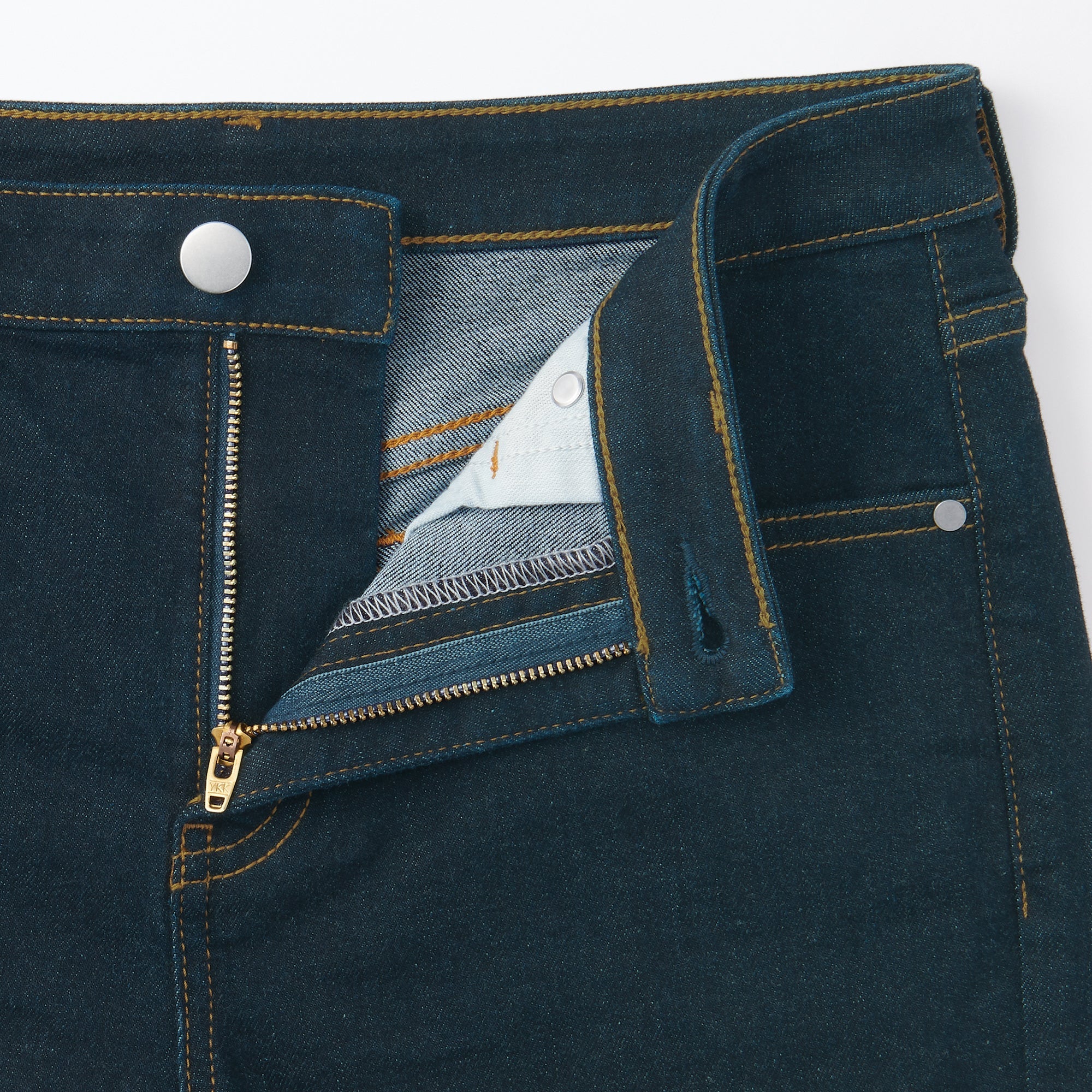 Women's Super Stretchy Denim Shorts Dark Navy - Image 8