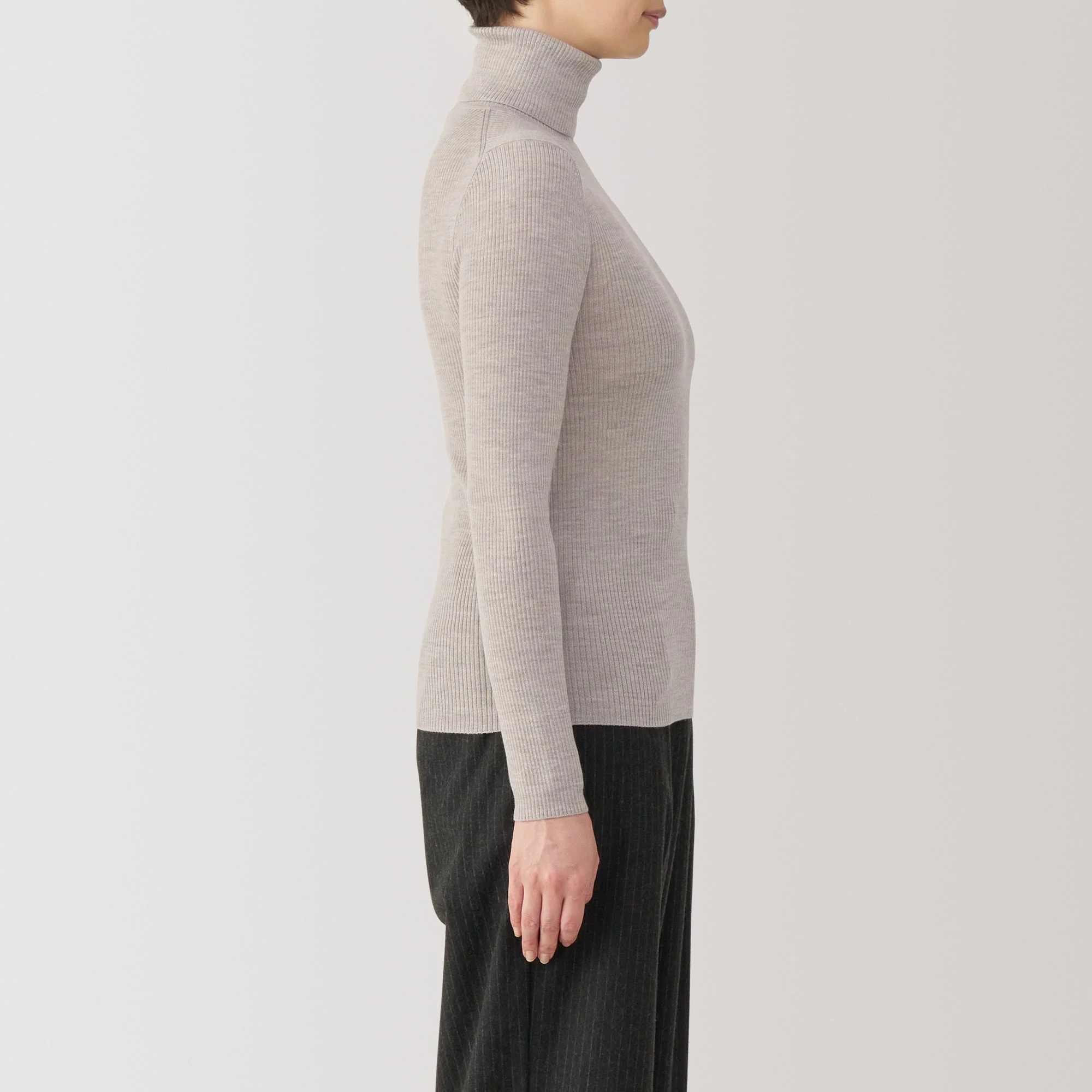 Women's Washable High Gauge Turtleneck Sweater - Image 33