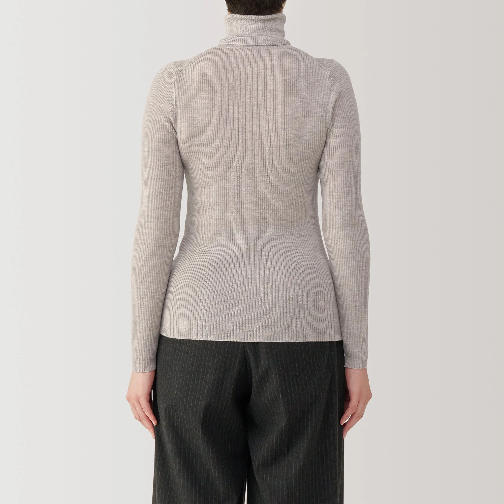 Women's Washable High Gauge Turtleneck Sweater - Image 34
