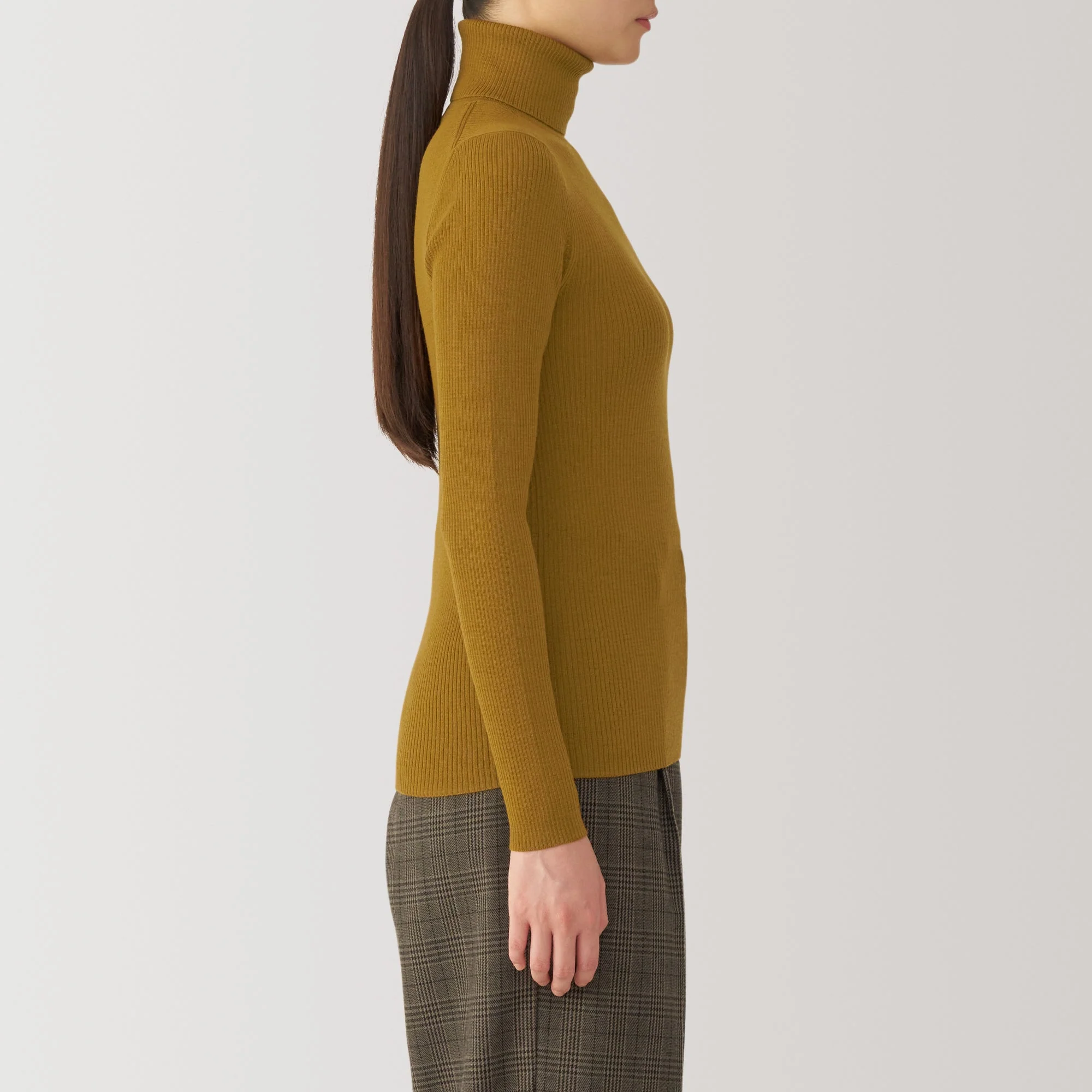 Women's Washable High Gauge Turtleneck Sweater - Image 47