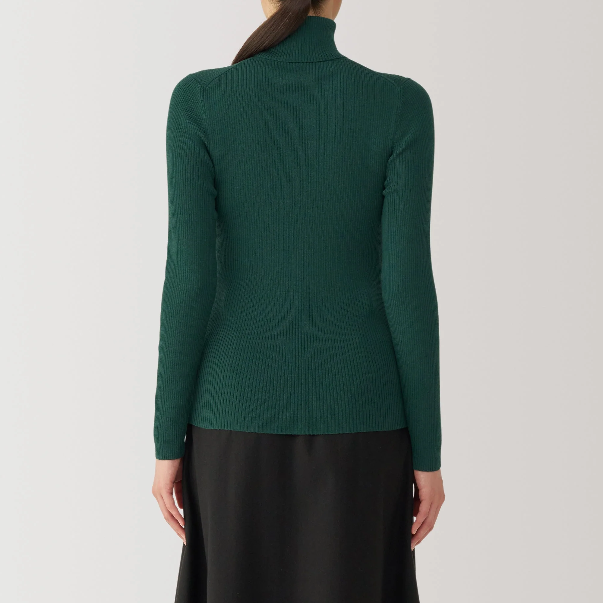Women's Washable High Gauge Turtleneck Sweater - Image 55