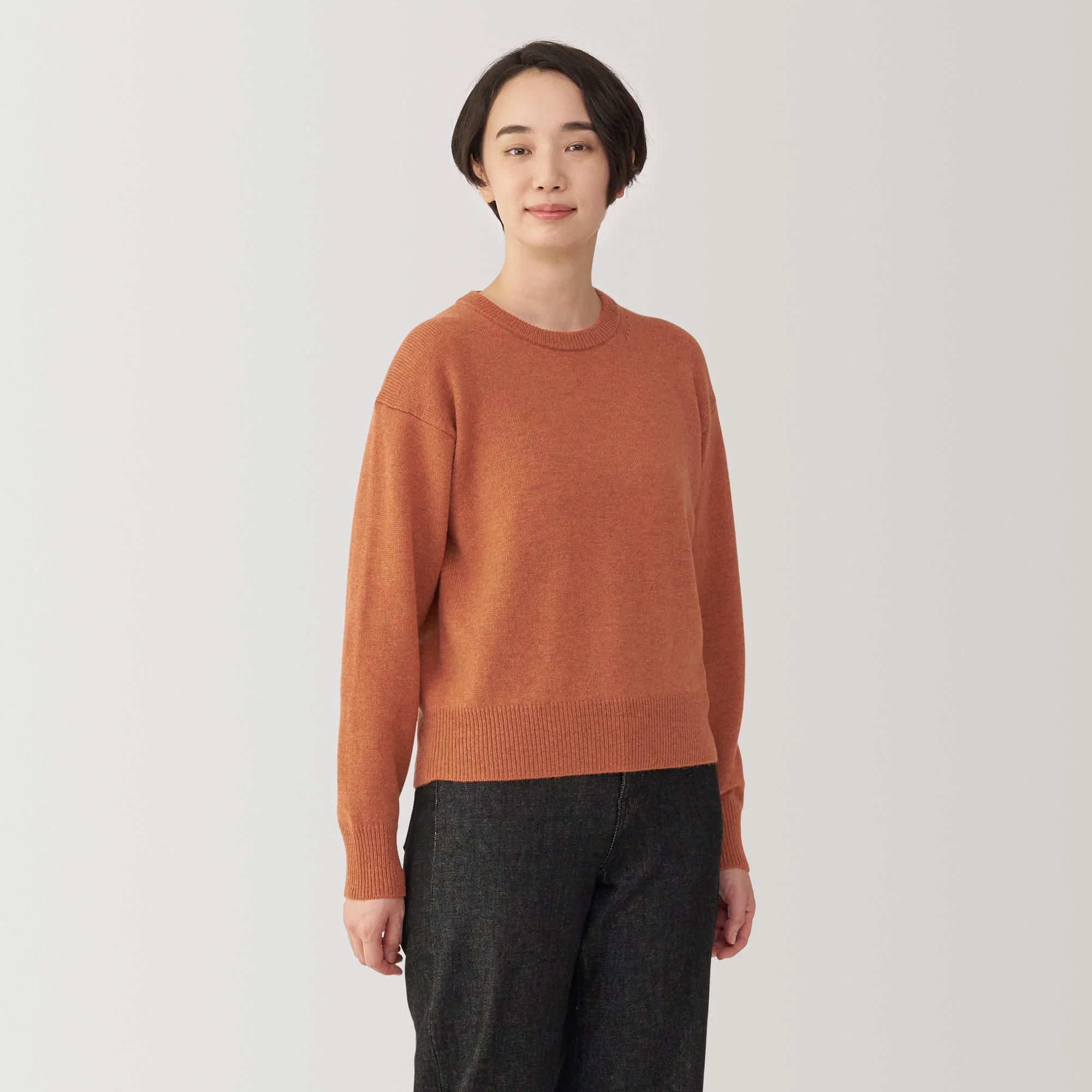 Women's Washable Mid-Gauge Crewneck Sweater - Image 24