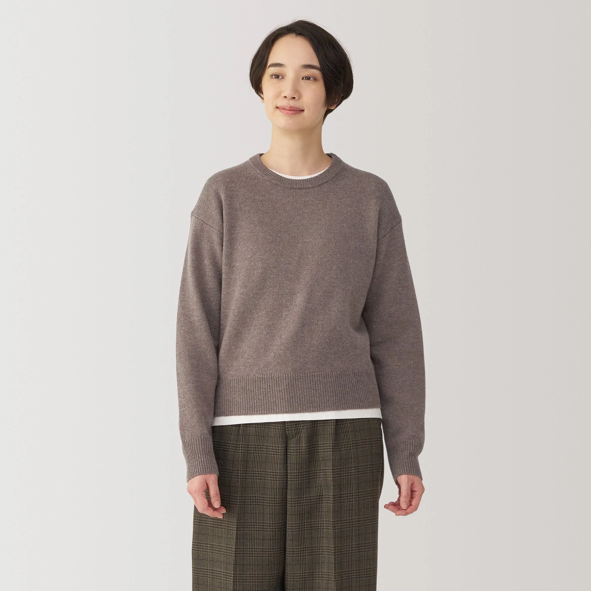 Women's Washable Mid-Gauge Crewneck Sweater - Image 45