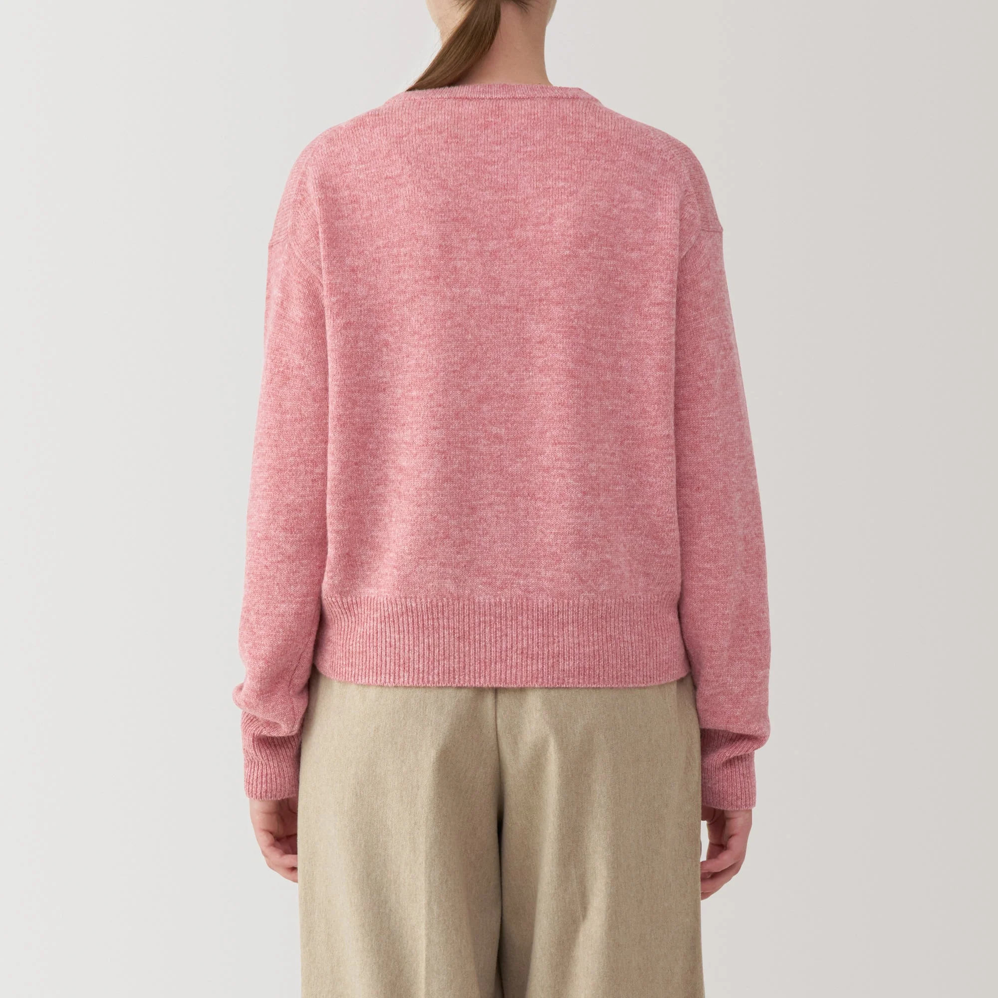 Women's Washable Mid-Gauge Crewneck Sweater - Image 6