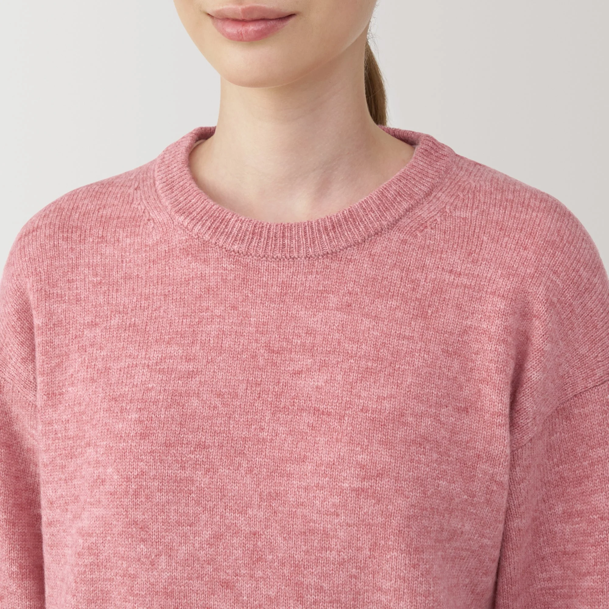 Women's Washable Mid-Gauge Crewneck Sweater - Image 7