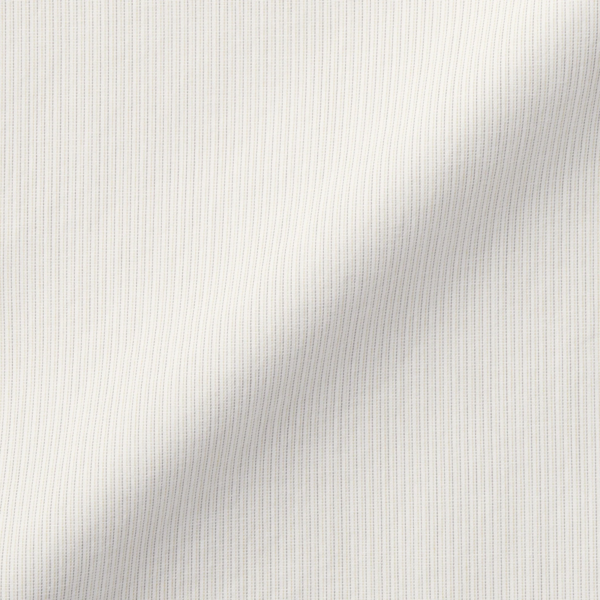 Women's Washed Broad Regular Collar Long Sleeve Striped Shirt - Image 10