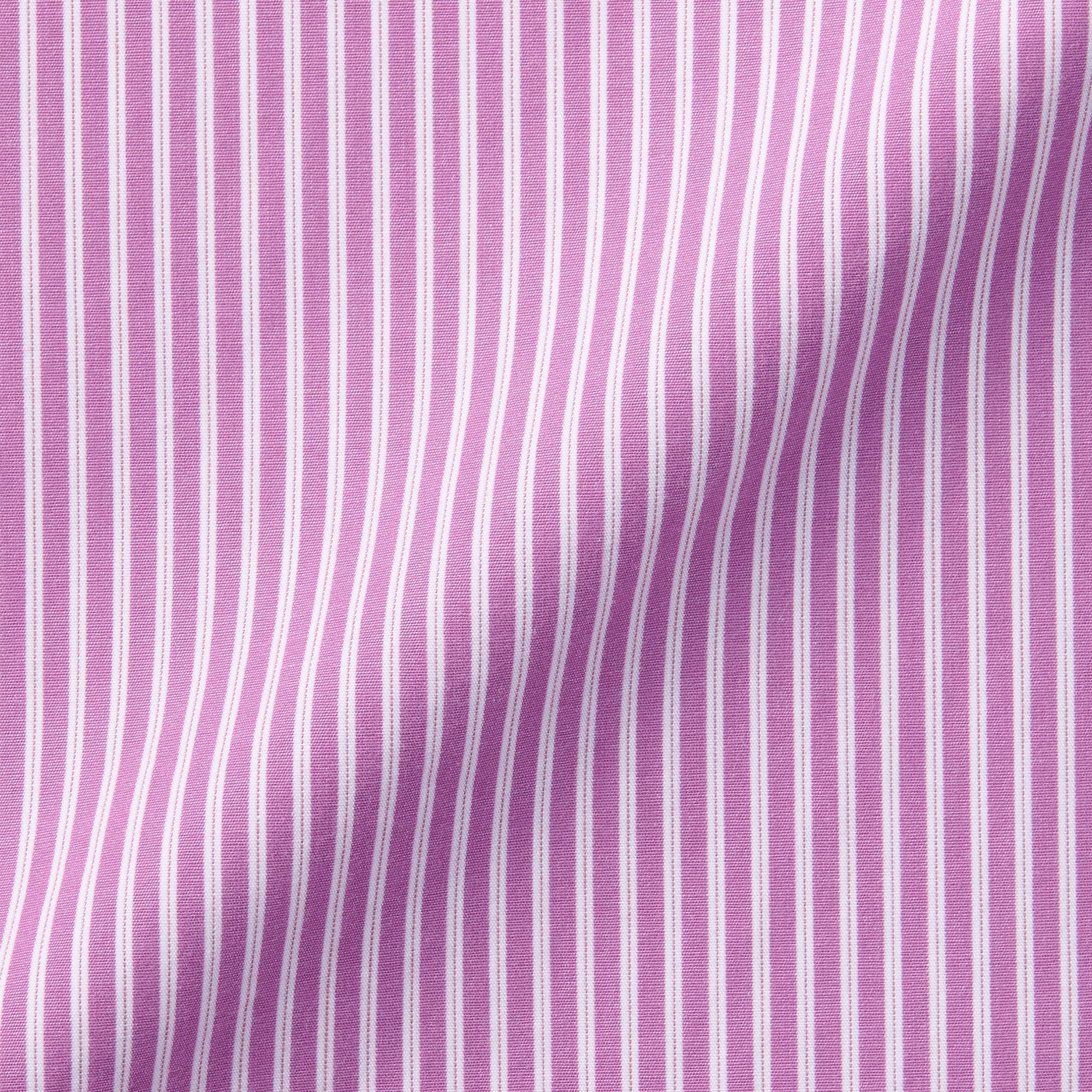 Women's Washed Broad Regular Collar Long Sleeve Striped Shirt - Image 19