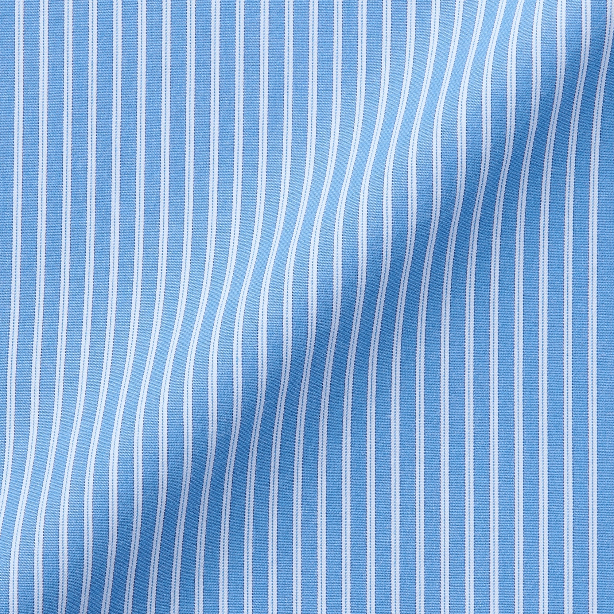 Women's Washed Broad Regular Collar Long Sleeve Striped Shirt - Image 37