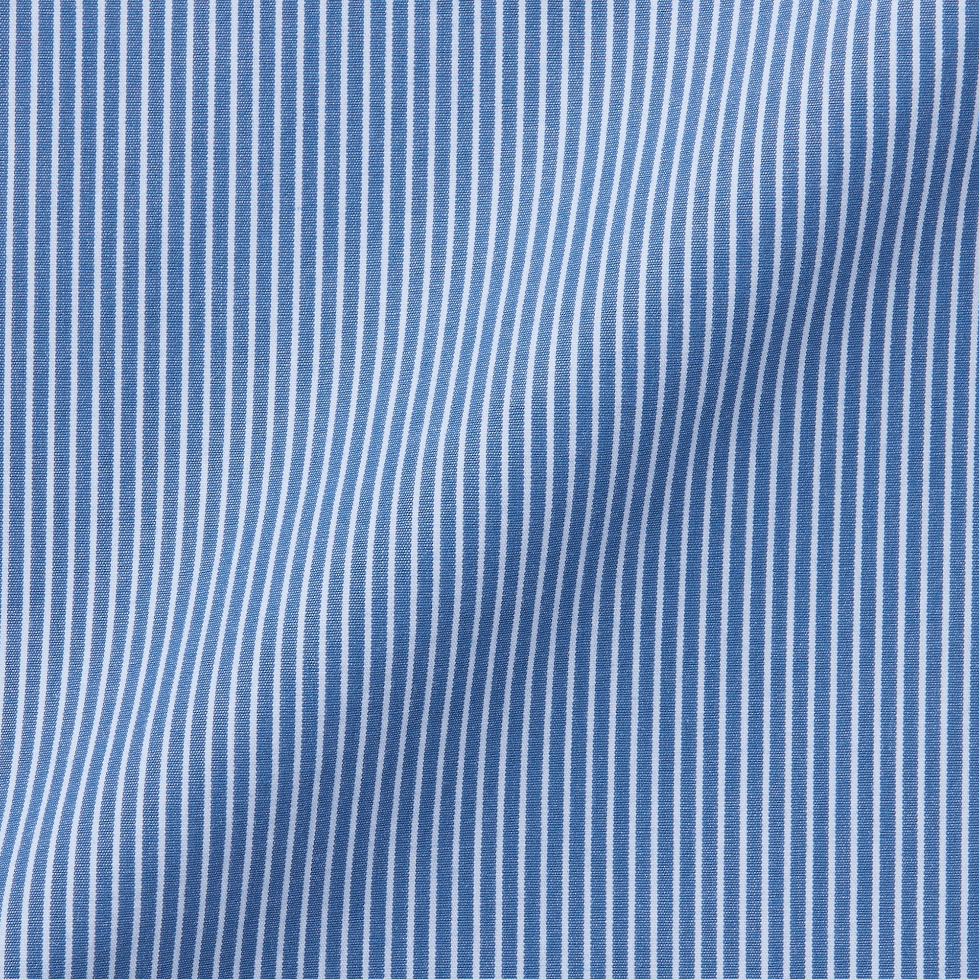 Women's Washed Broad Regular Collar Long Sleeve Striped Shirt - Image 46
