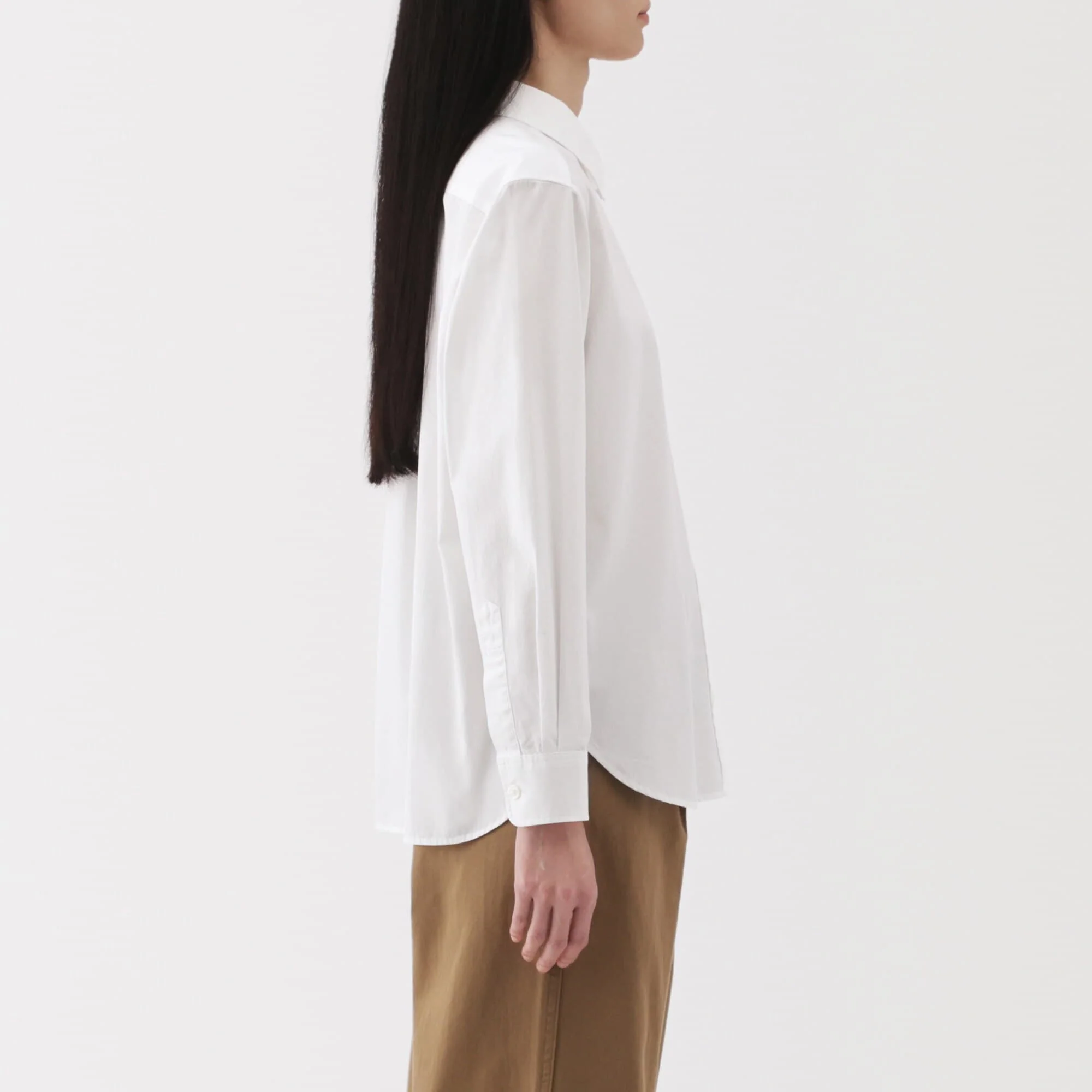 Women's Washed Broadcloth Classic Shirt - Image 5