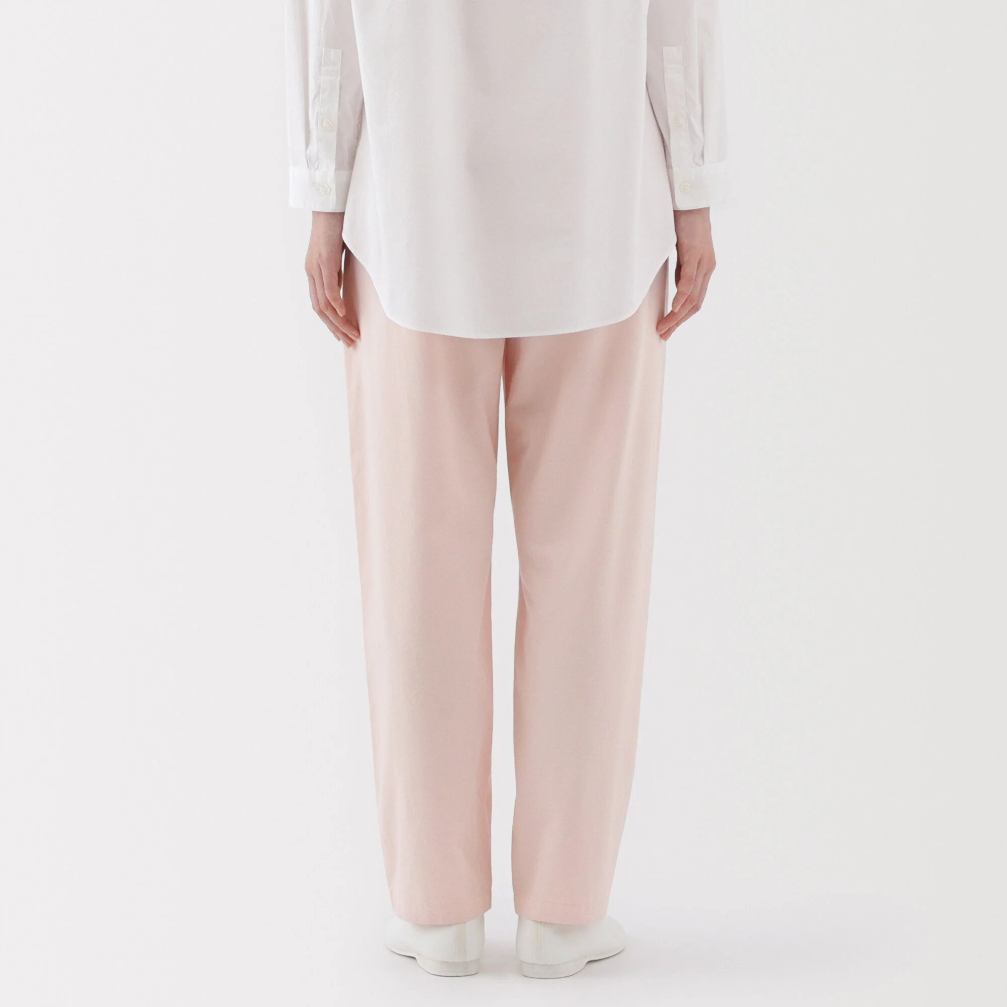 Women's Washed Cotton Easy Tapered Pants - Image 15