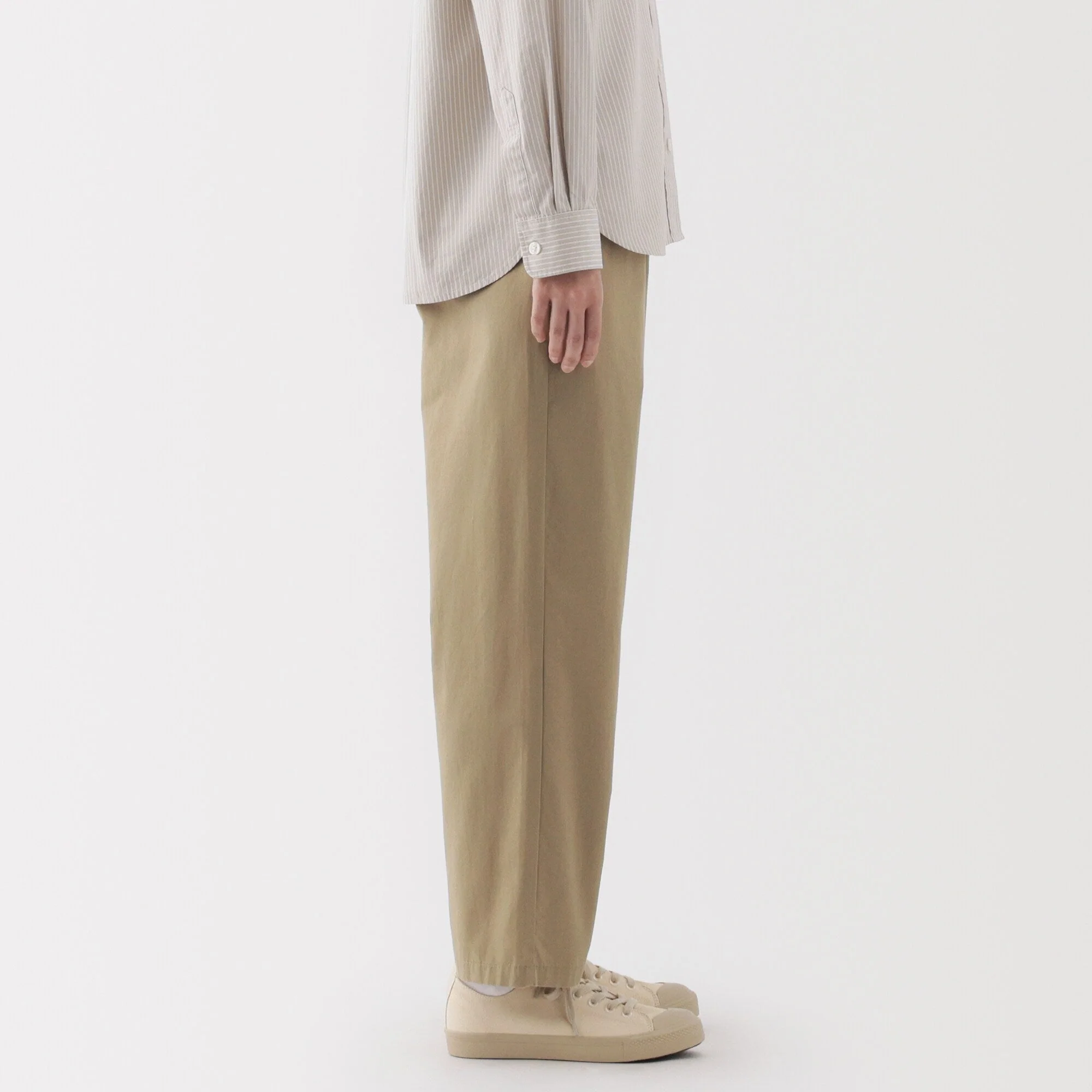Women's Washed Cotton Easy Tapered Pants - Image 23