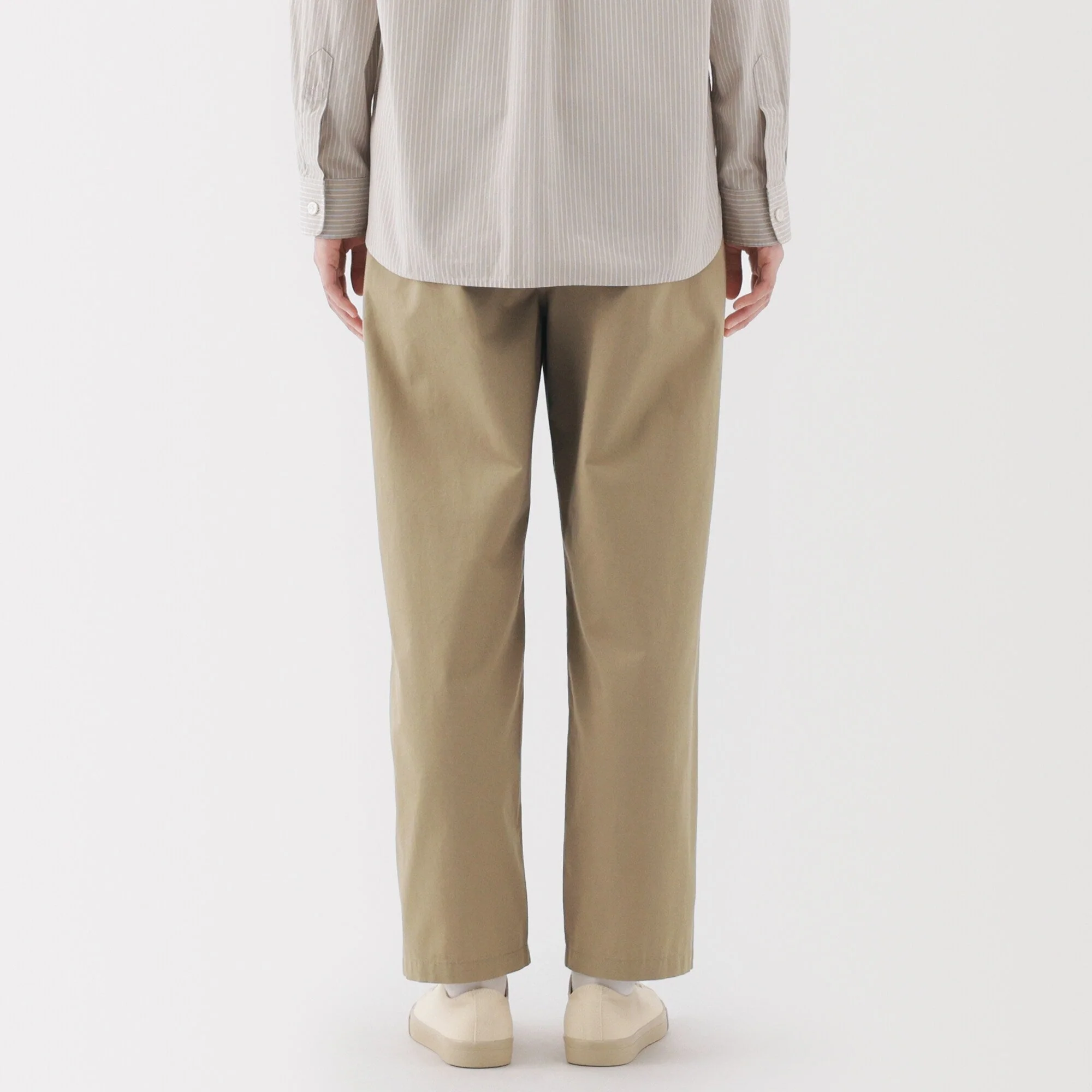 Women's Washed Cotton Easy Tapered Pants - Image 24